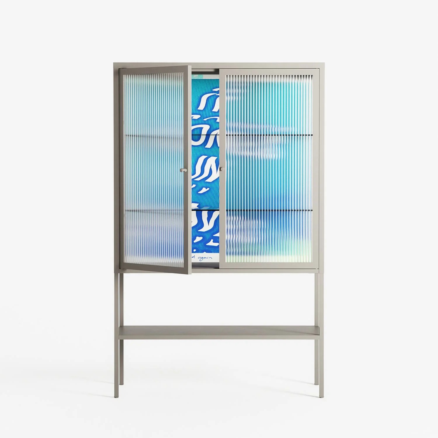It Comes in Waves - Loft Cabinet - Ciara Wade - Pebble - Reeded glass - Image 2
