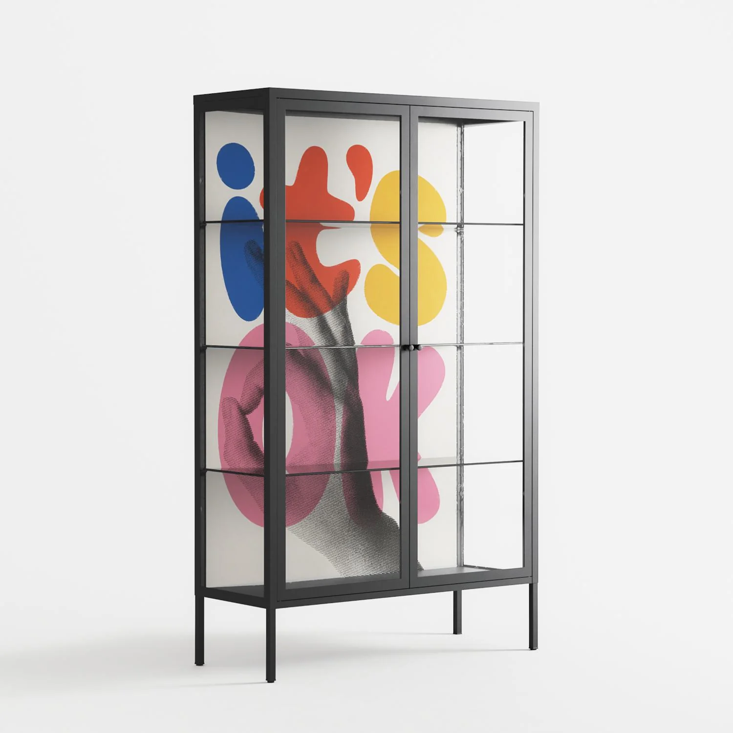 Its Ok - Cabinet - Vratislav Pecka - Antracite - Clear glass - Image 4