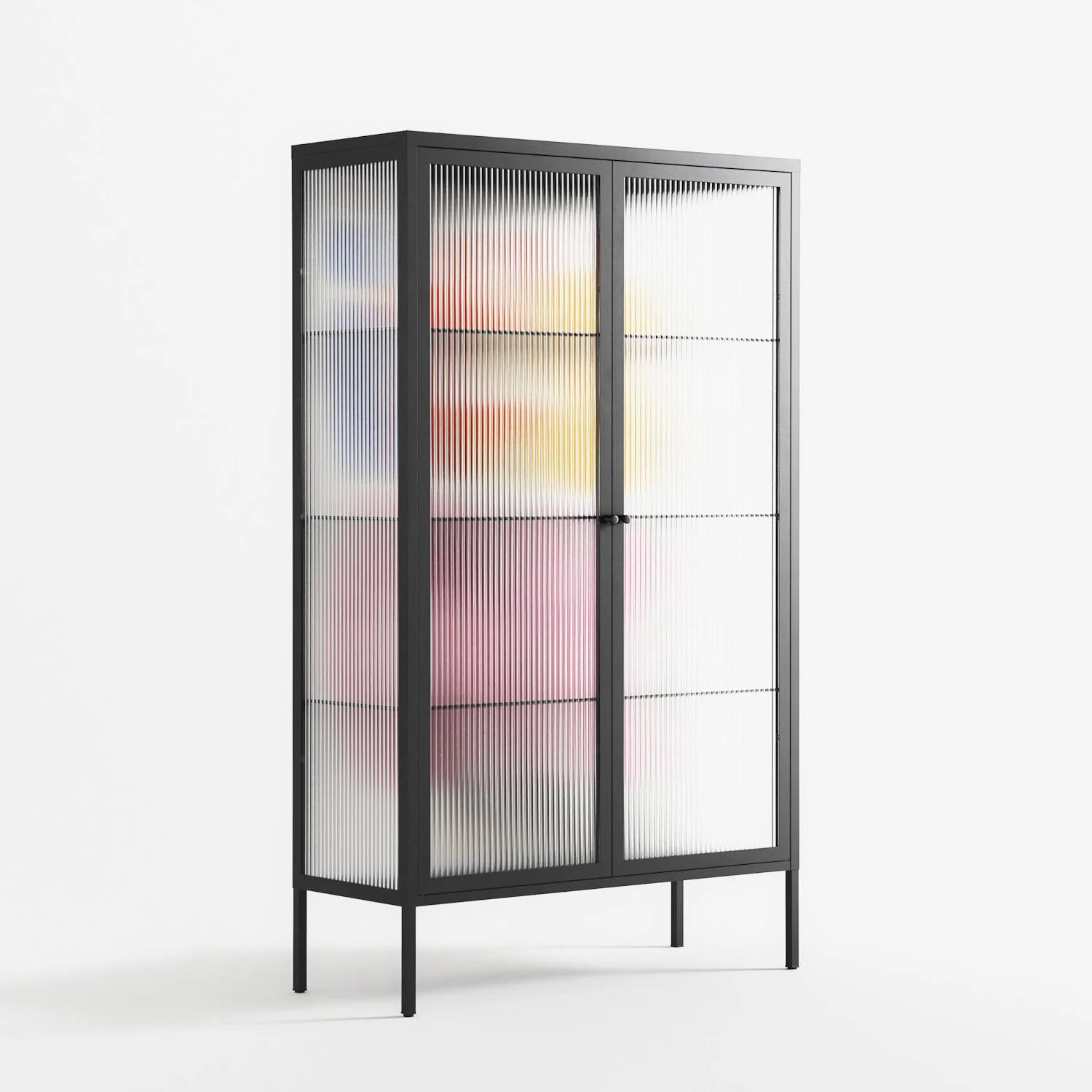 Its Ok - Cabinet - Vratislav Pecka - Antracite - Reeded glass - Image 4
