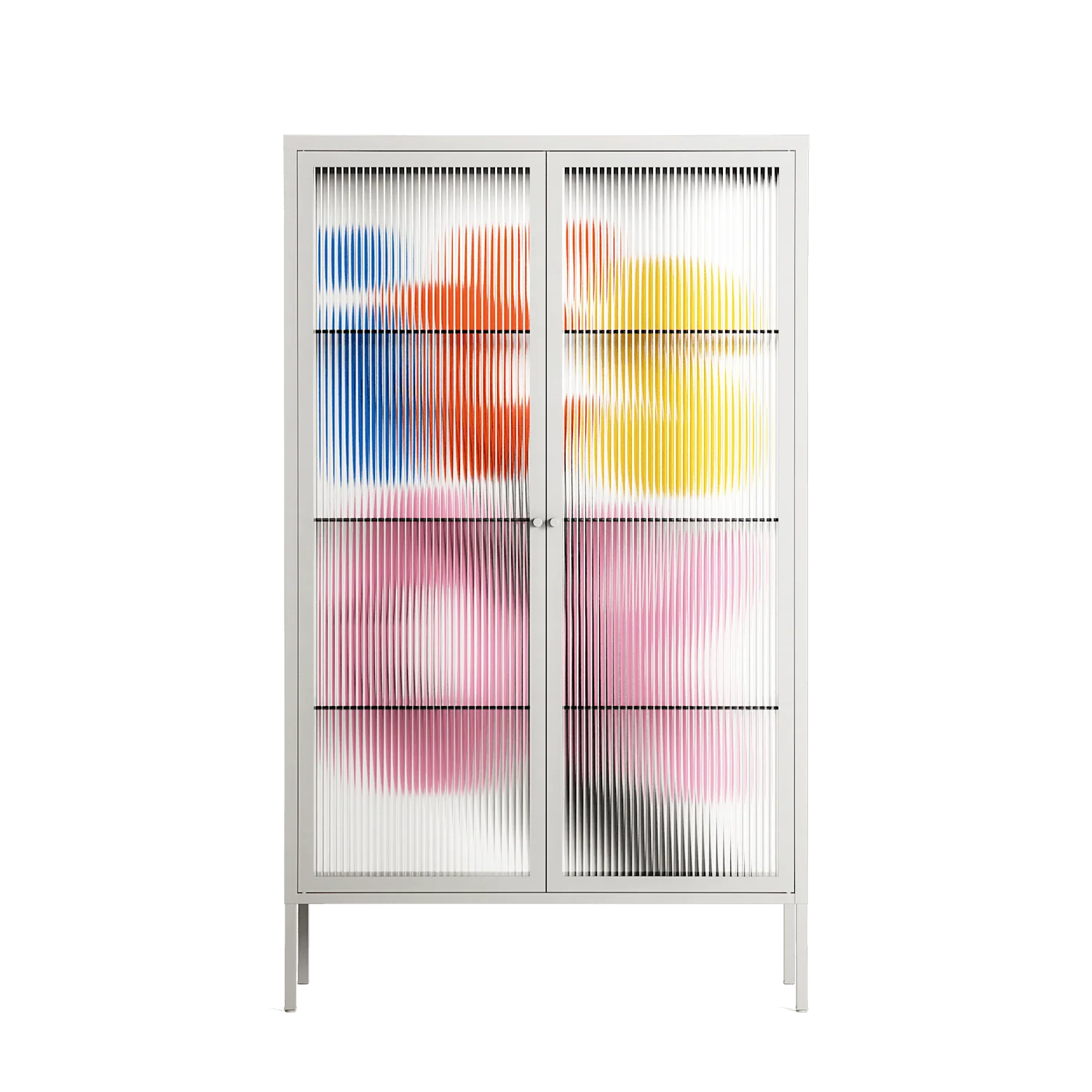 Its Ok - Cabinet - Vratislav Pecka - Chalk - Reeded glass