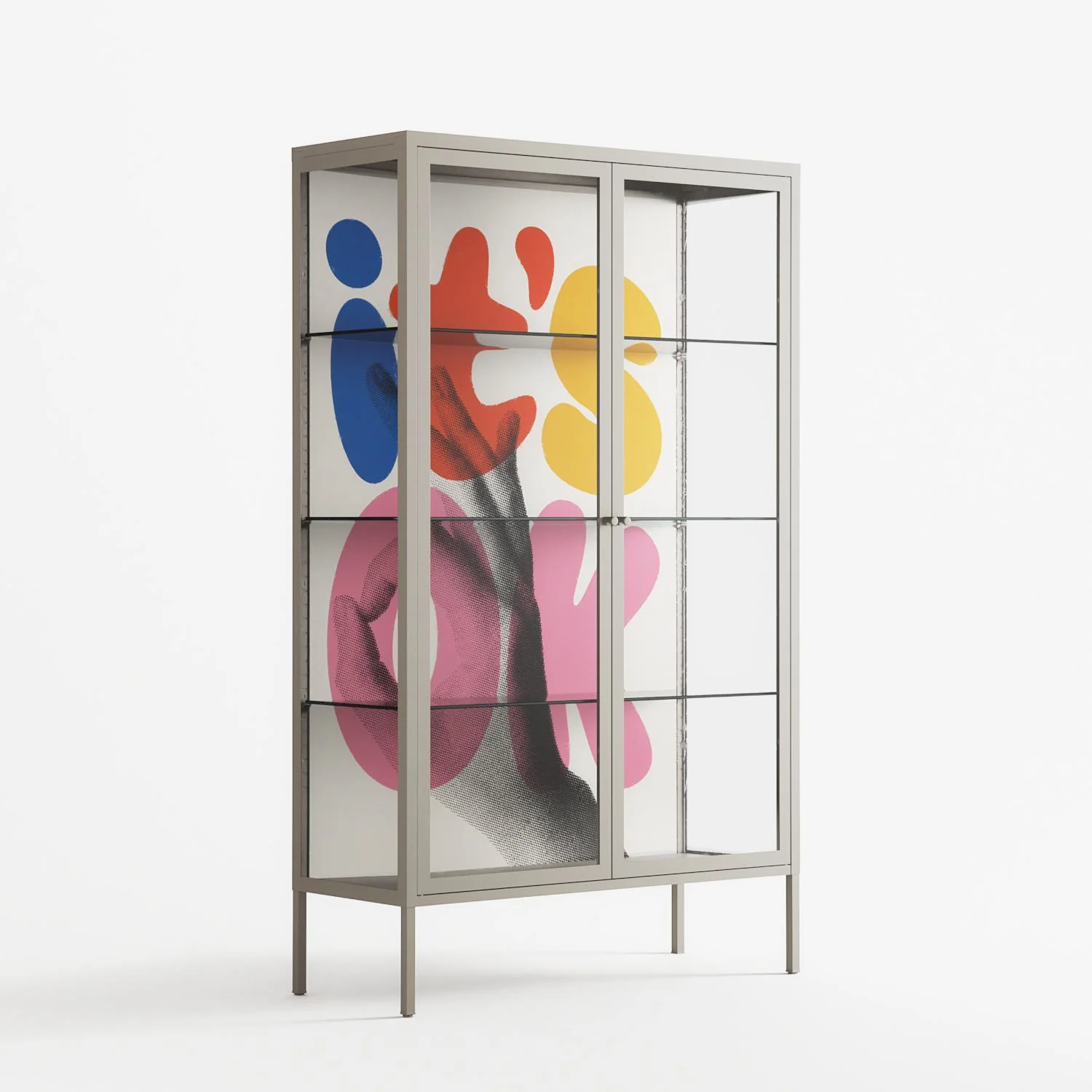 Its Ok - Cabinet - Vratislav Pecka - Pebble - Clear glass - Image 4
