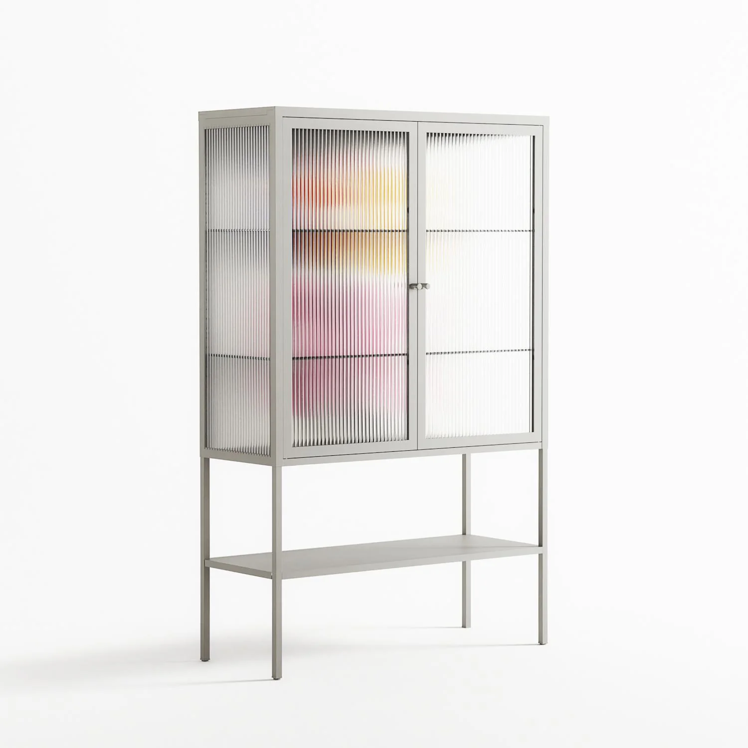 Its Ok - Loft Cabinet - Vratislav Pecka - Chalk - Reeded glass - Image 4
