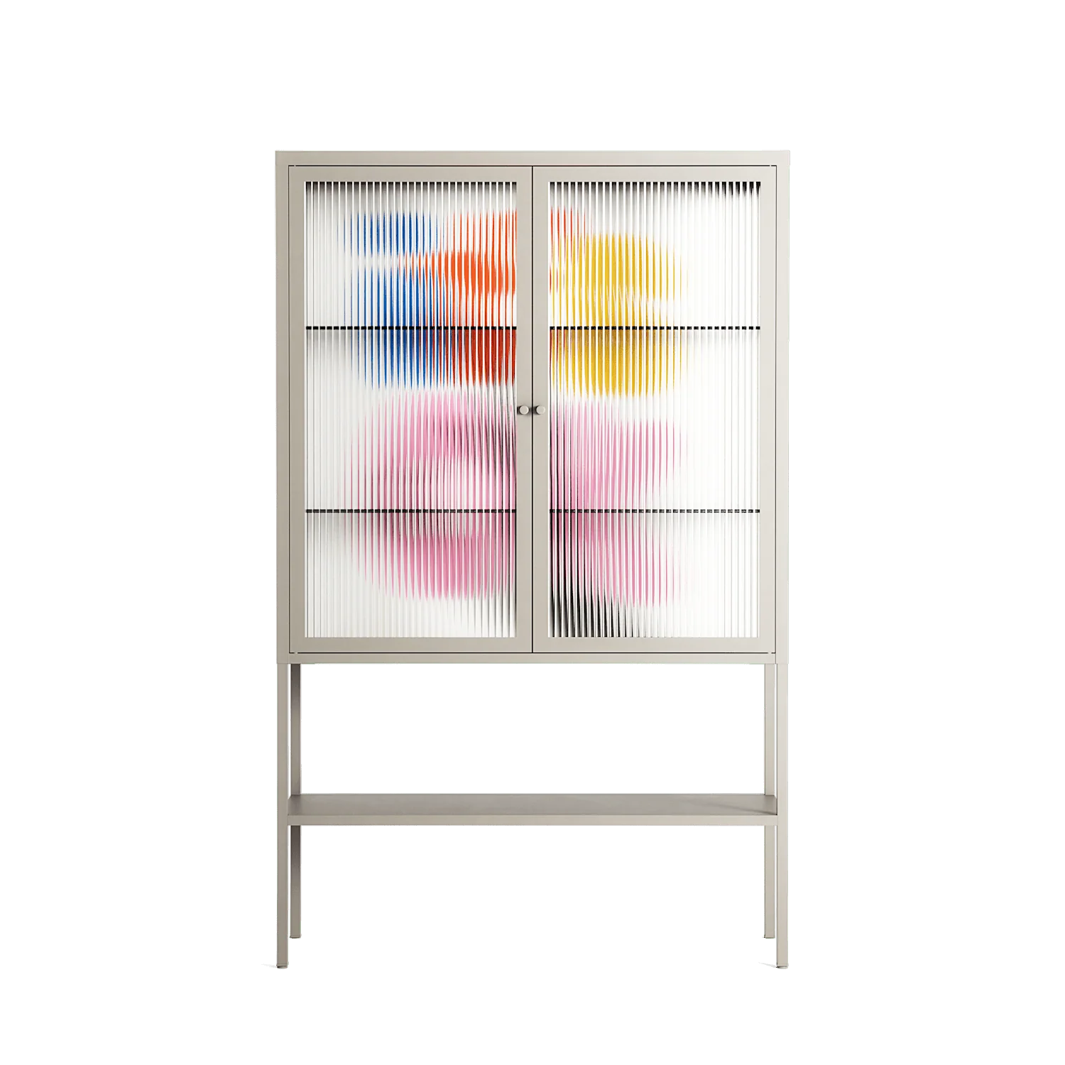 Its Ok - Loft Cabinet - Vratislav Pecka - Pebble - Reeded glass