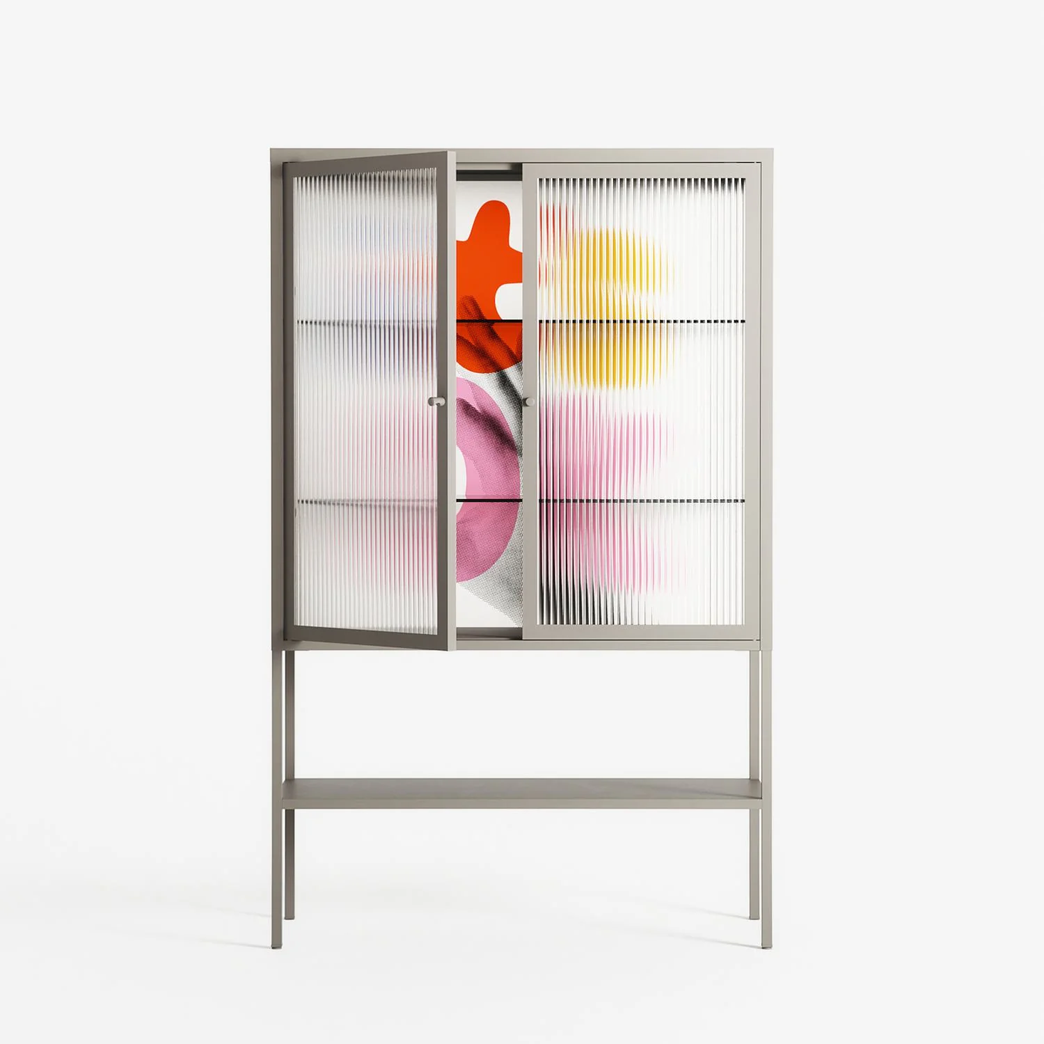 Its Ok - Loft Cabinet - Vratislav Pecka - Pebble - Reeded glass - Image 2