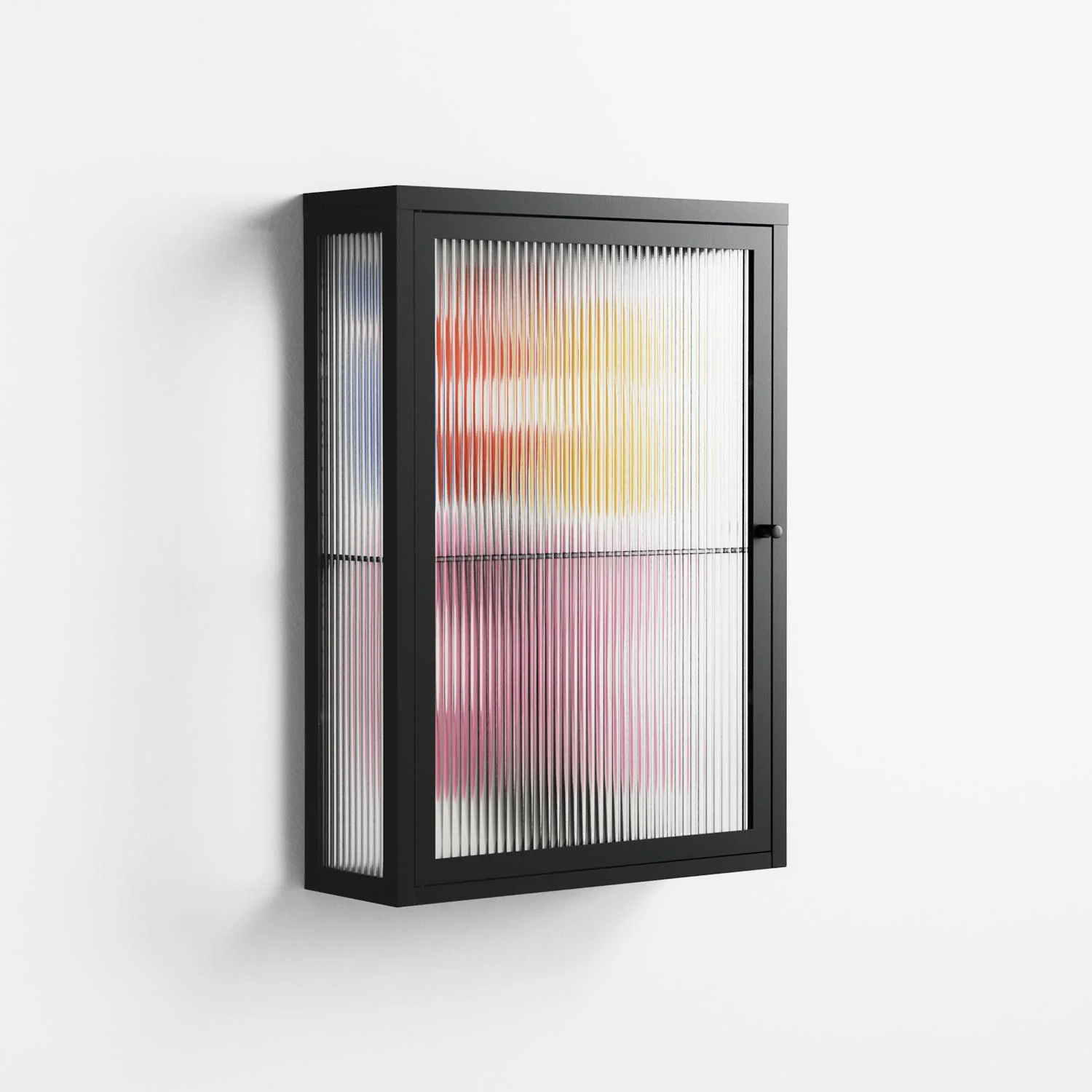 Its Ok - Wall Cabinet - Vratislav Pecka - Antracite - Reeded glass - Image 4