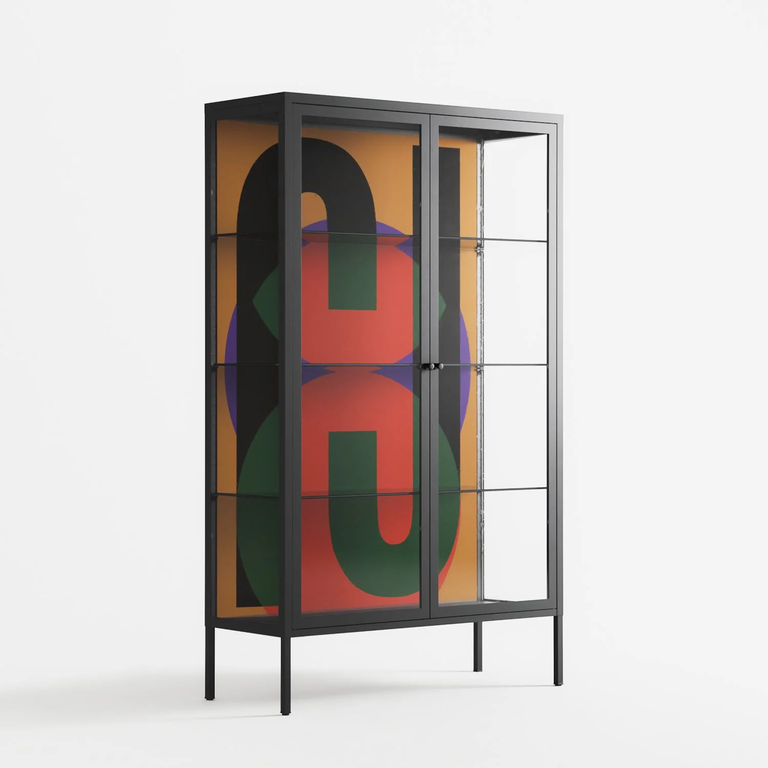 JJ - Cabinet - Oluwasheyi Adebayo - Antracite - Clear glass - Image 4
