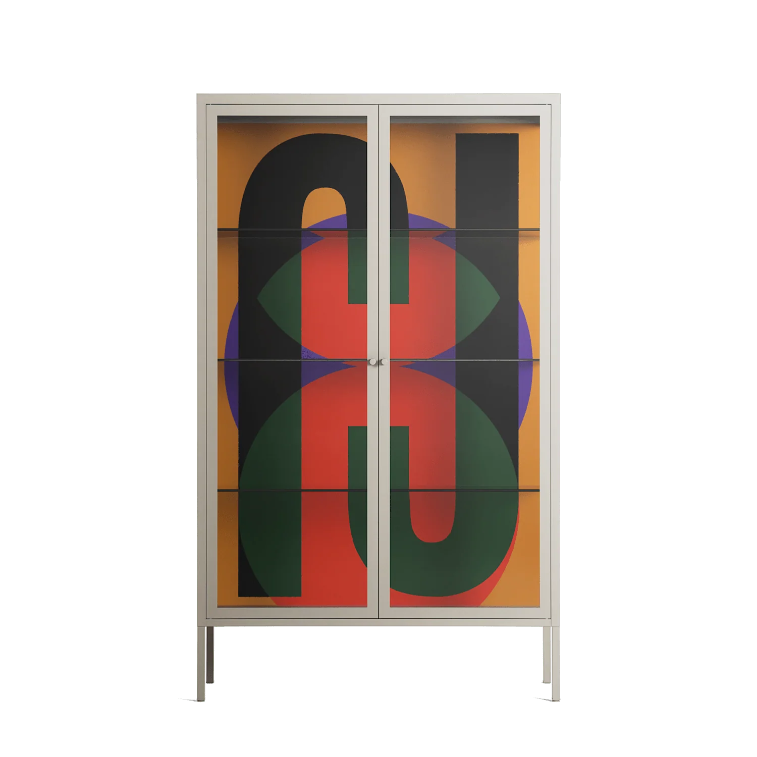 JJ - Cabinet - Oluwasheyi Adebayo - Pebble - Clear glass