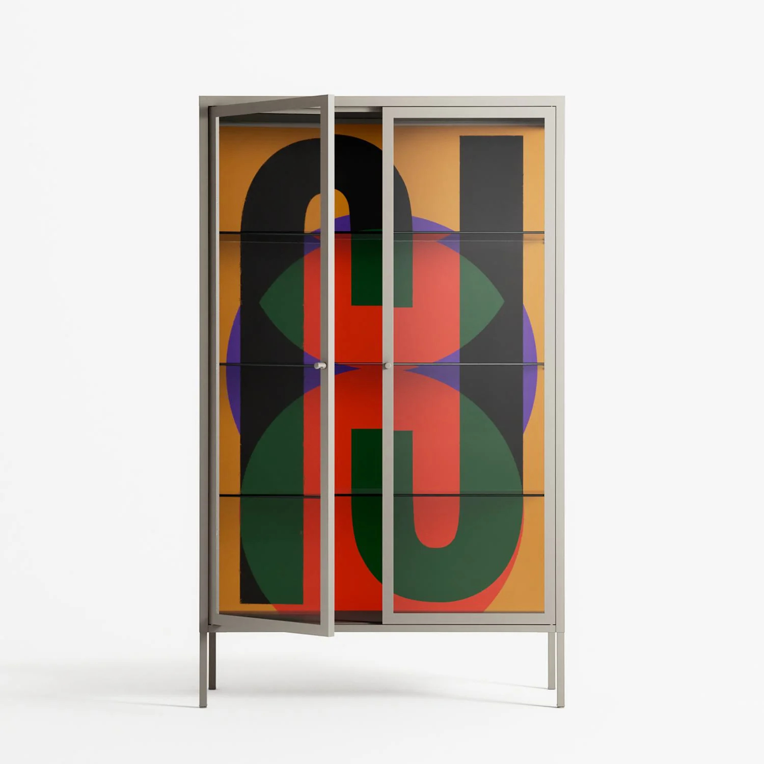 JJ - Cabinet - Oluwasheyi Adebayo - Pebble - Clear glass - Image 2