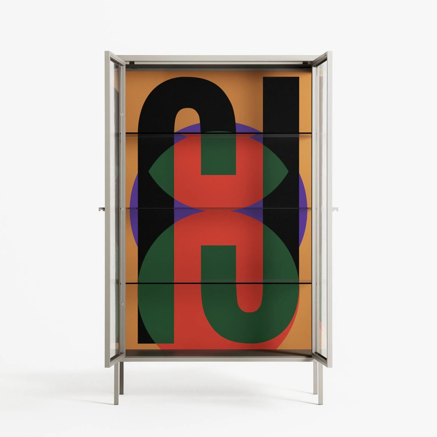 JJ - Cabinet - Oluwasheyi Adebayo - Pebble - Clear glass - Image 3