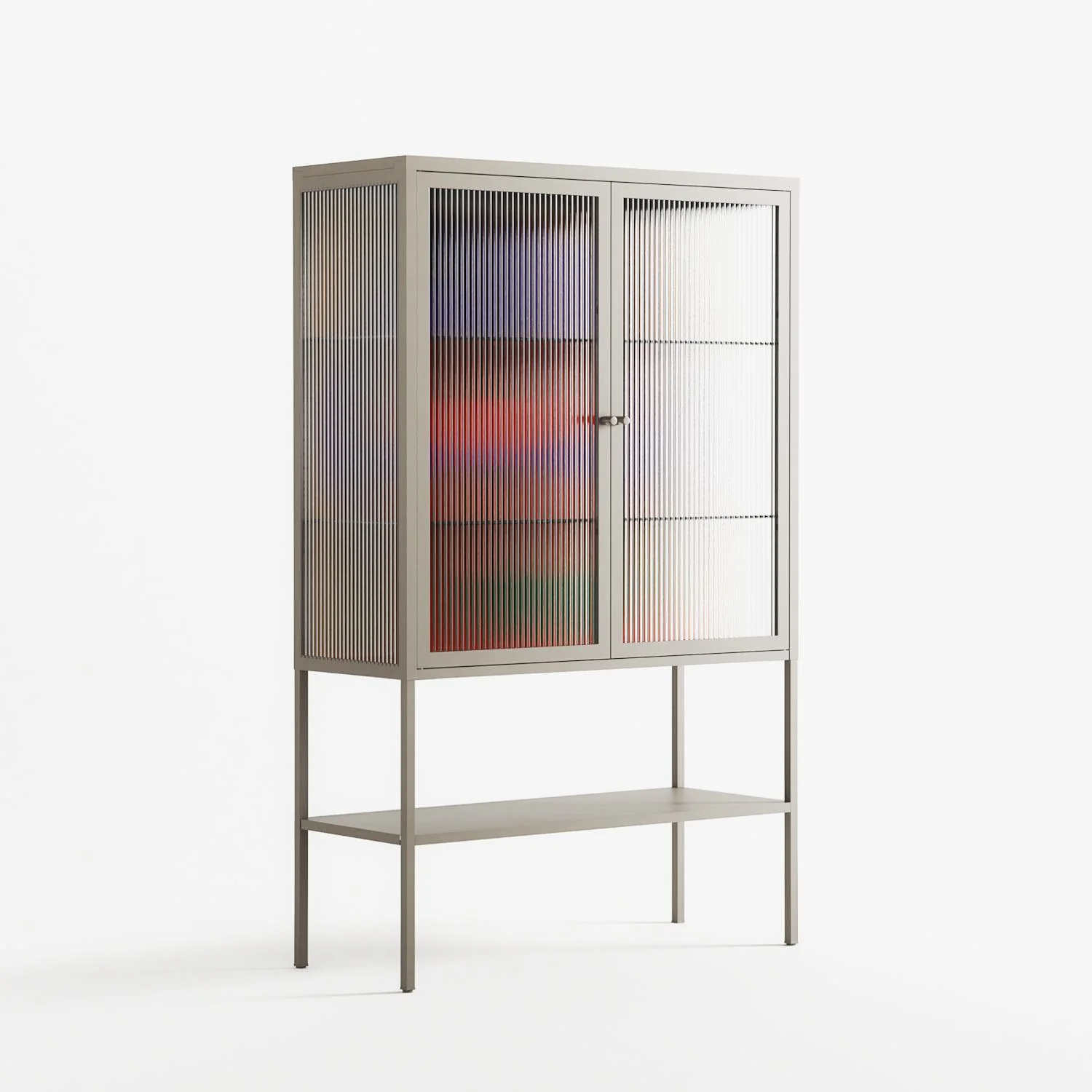 JJ - Loft Cabinet - Oluwasheyi Adebayo - Pebble - Reeded glass - Image 4