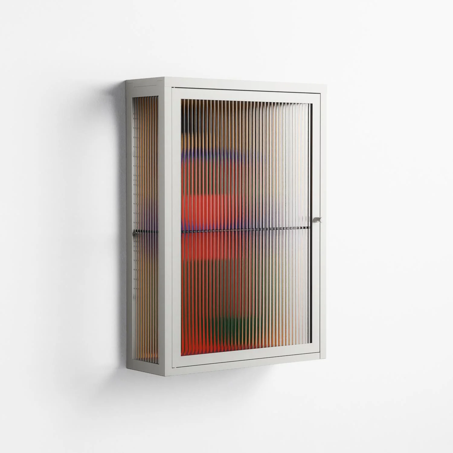 JJ - Wall Cabinet - Oluwasheyi Adebayo - Chalk - Reeded glass - Image 4