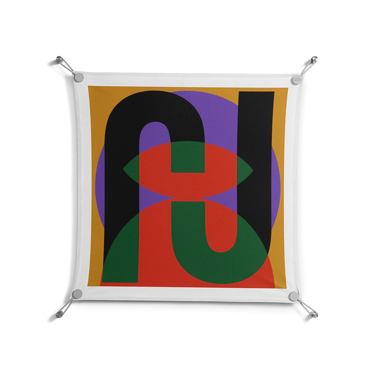 JJ - Work On Wall - Oluwasheyi Adebayo - Silver - 70 x 70 cm