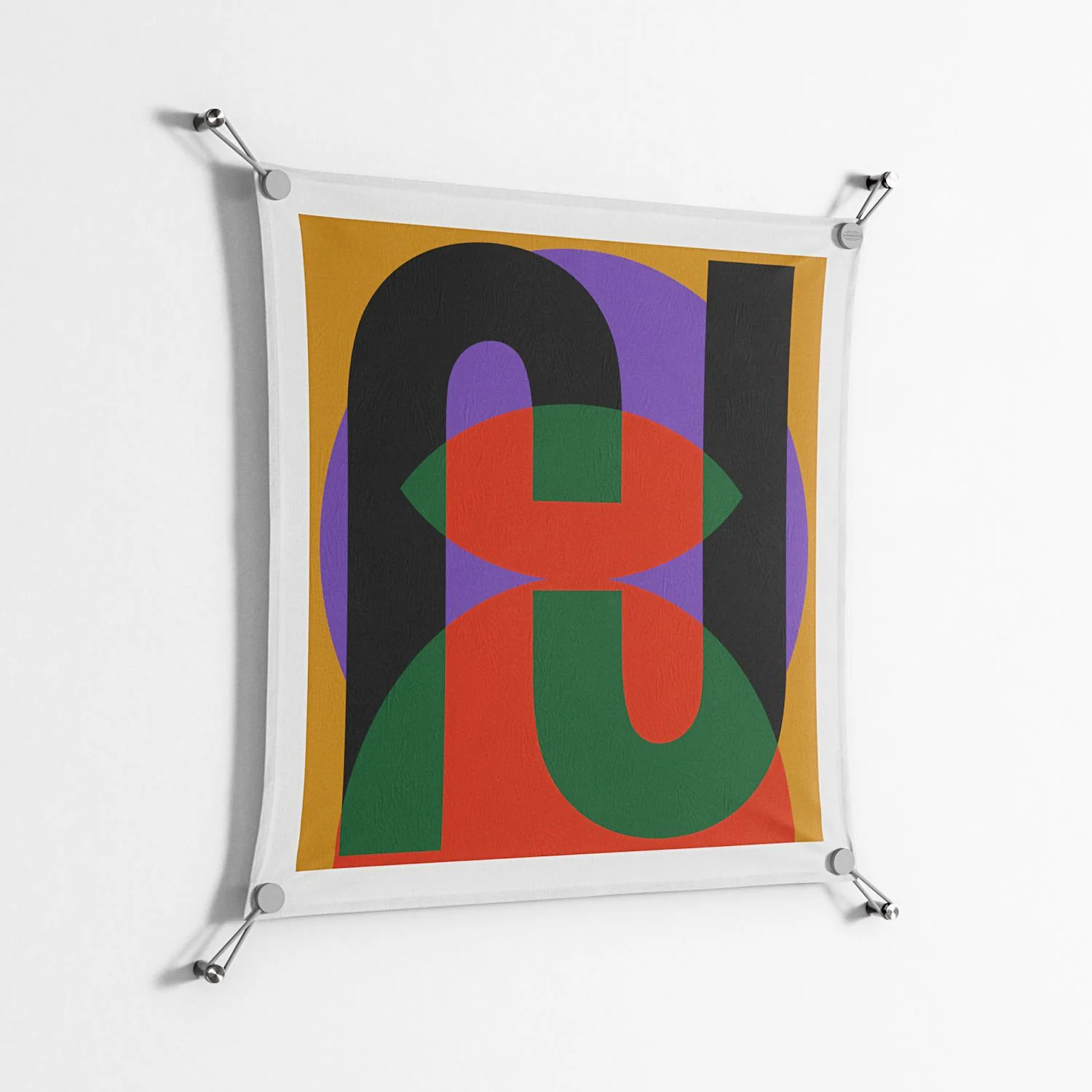 JJ - Work On Wall - Oluwasheyi Adebayo - Silver - 70 x 70 cm - Image 2