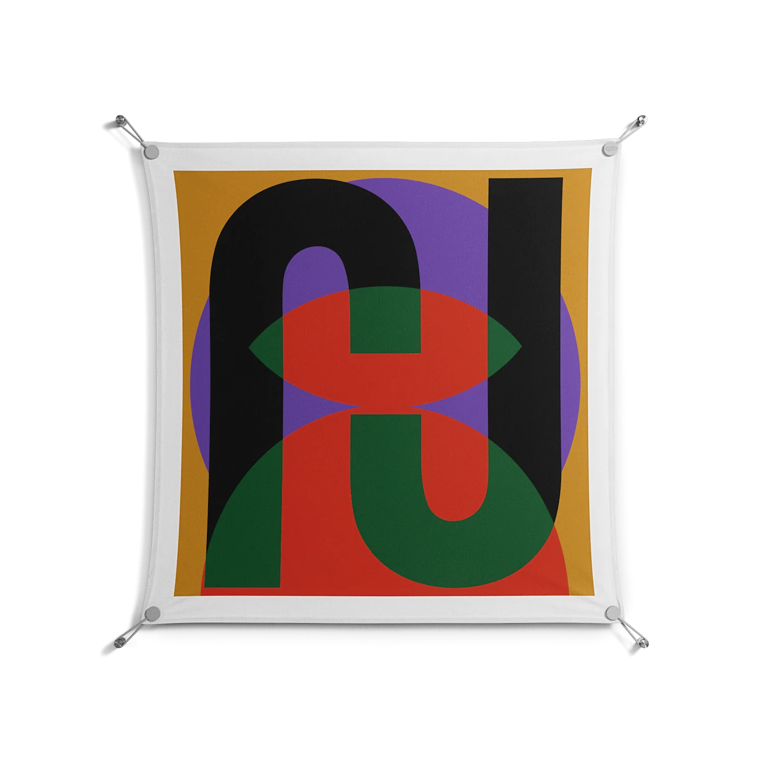JJ - Work On Wall - Oluwasheyi Adebayo - Silver - 90 x 90 cm