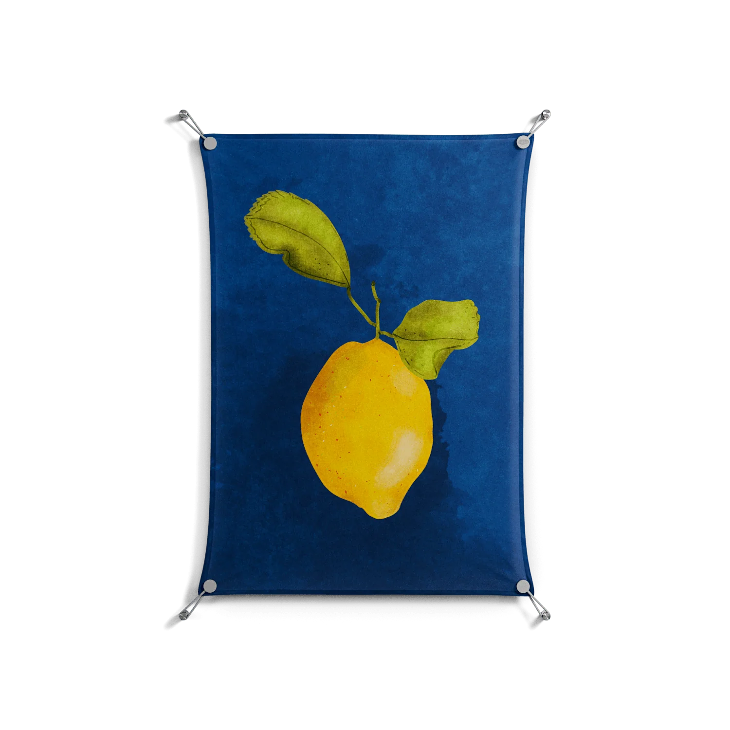 Just a Little Lemon - Work On Wall - Raissa Oltmanns - Silver - 70 x 100 cm