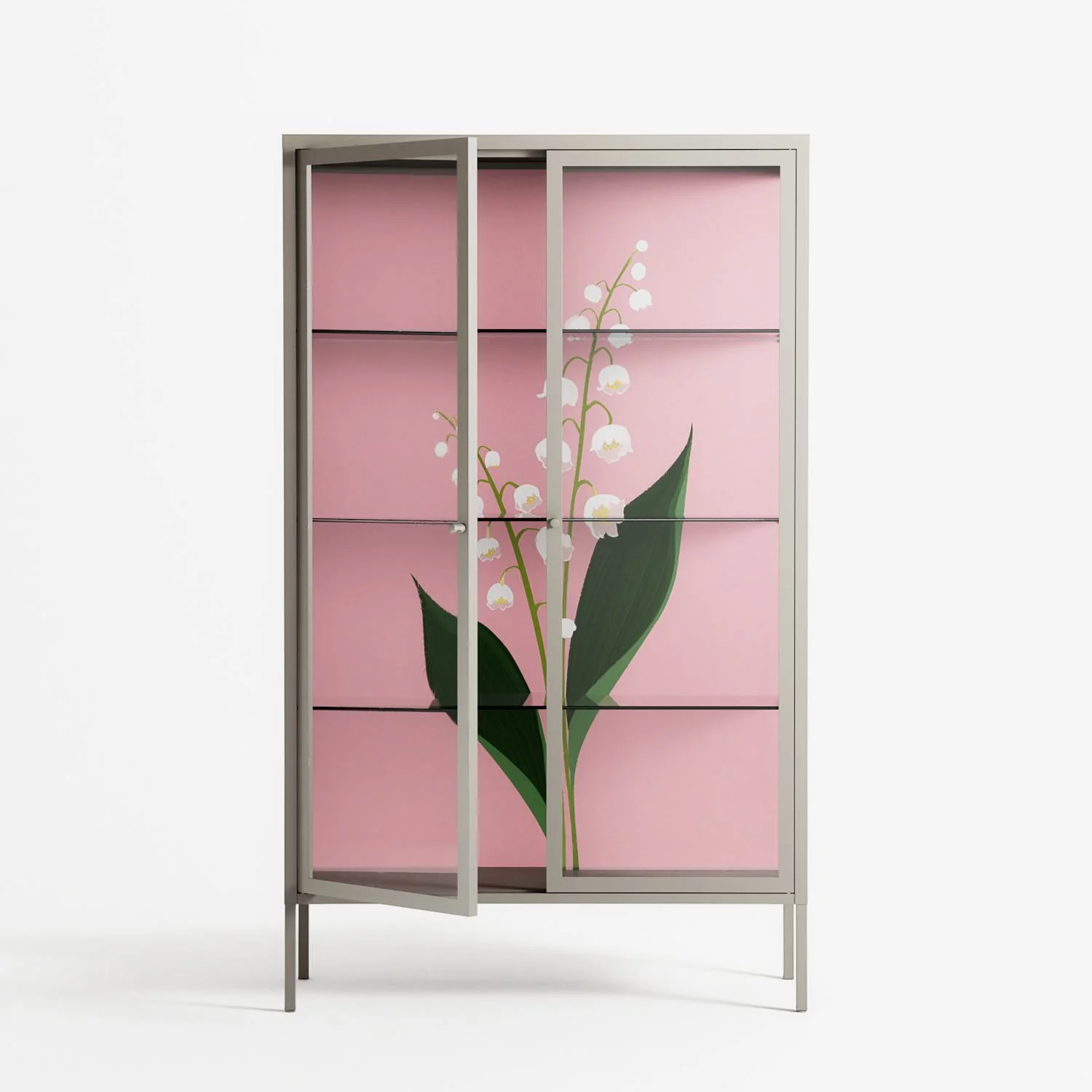 Kalas Konvalj - Cabinet - Nur Rydberg - Pebble - Clear glass - Image 2