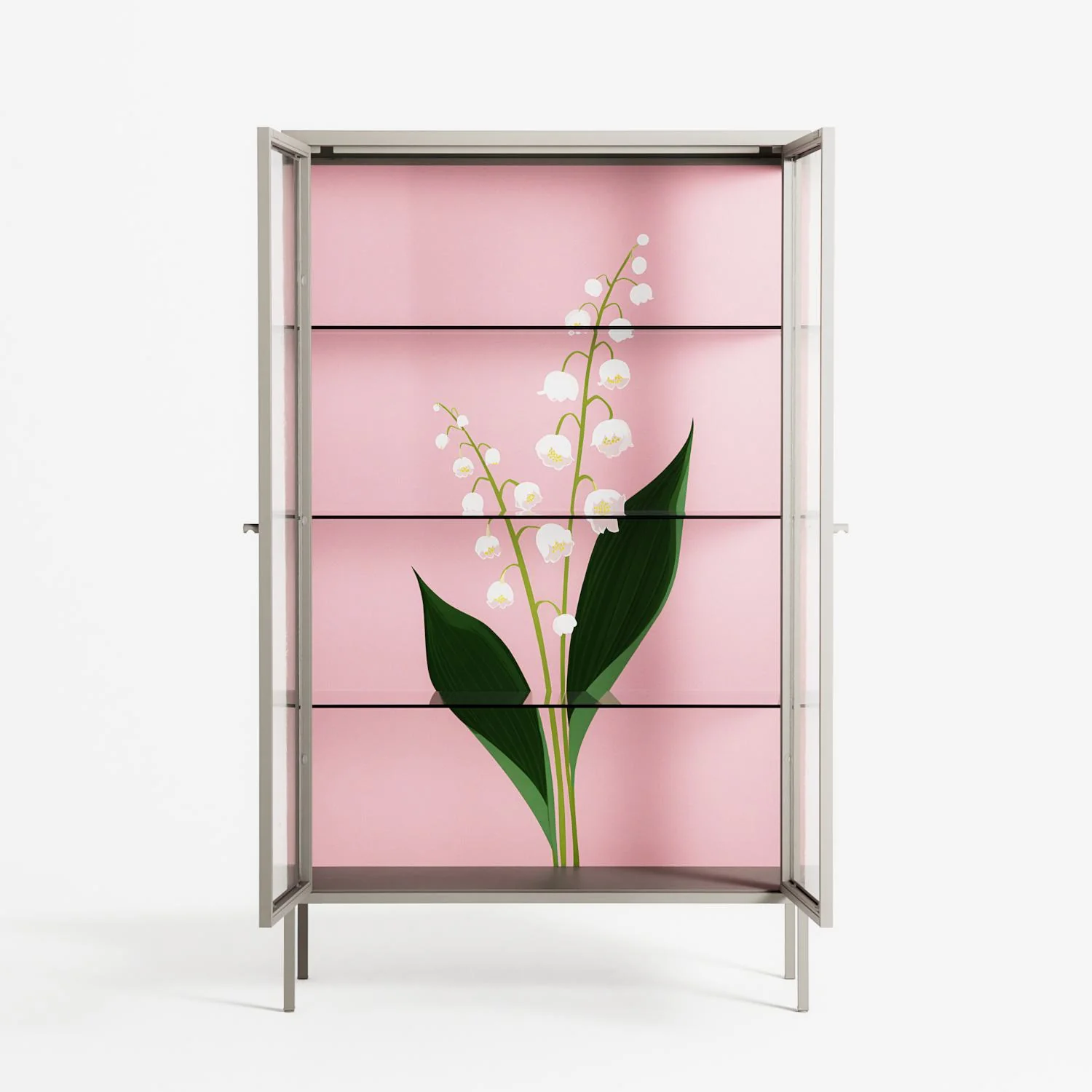 Kalas Konvalj - Cabinet - Nur Rydberg - Pebble - Clear glass - Image 3
