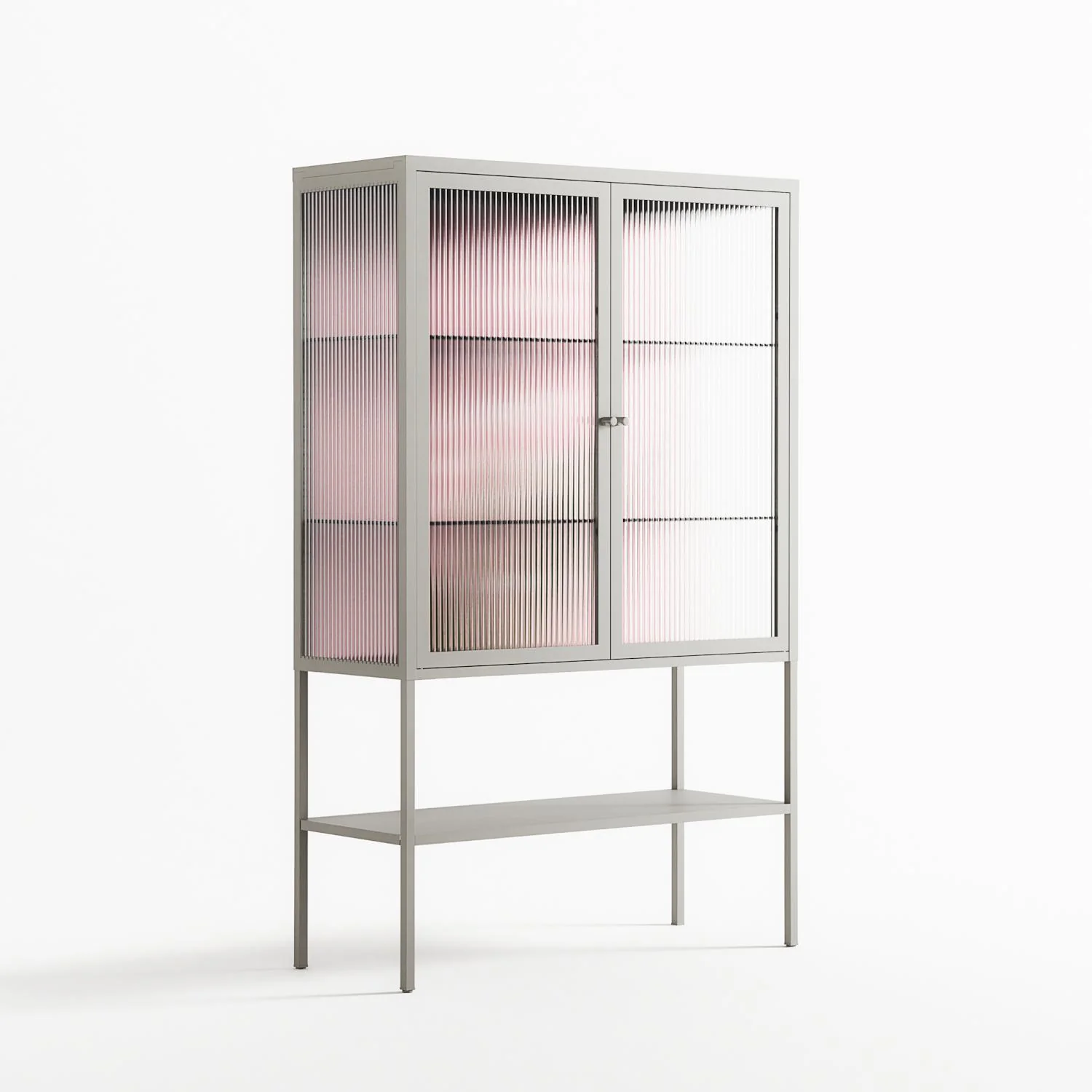 Kalas Konvalj - Loft Cabinet - Nur Rydberg - Chalk - Reeded glass - Image 4