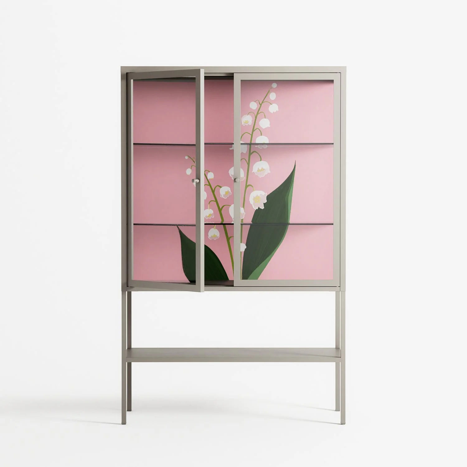 Kalas Konvalj - Loft Cabinet - Nur Rydberg - Pebble - Clear glass - Image 2
