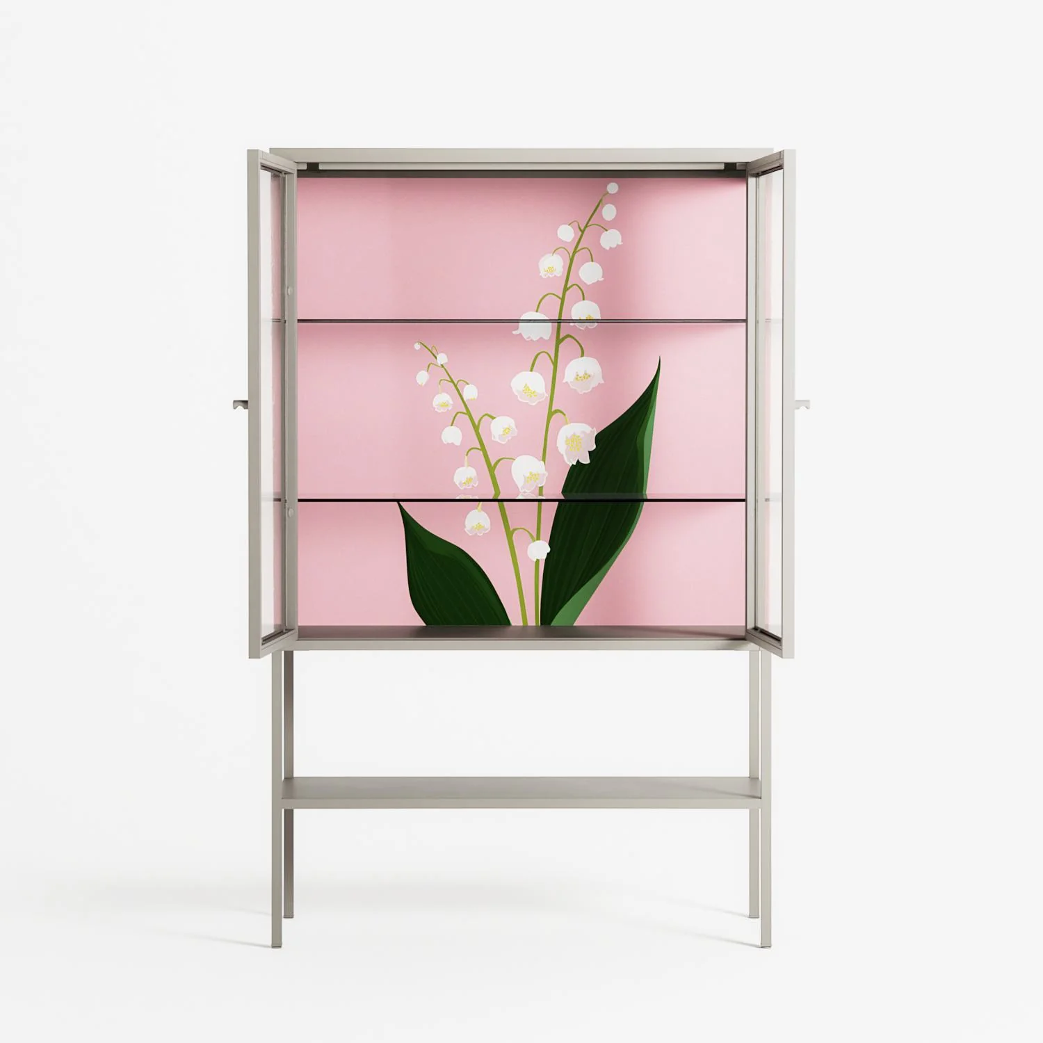 Kalas Konvalj - Loft Cabinet - Nur Rydberg - Pebble - Clear glass - Image 3