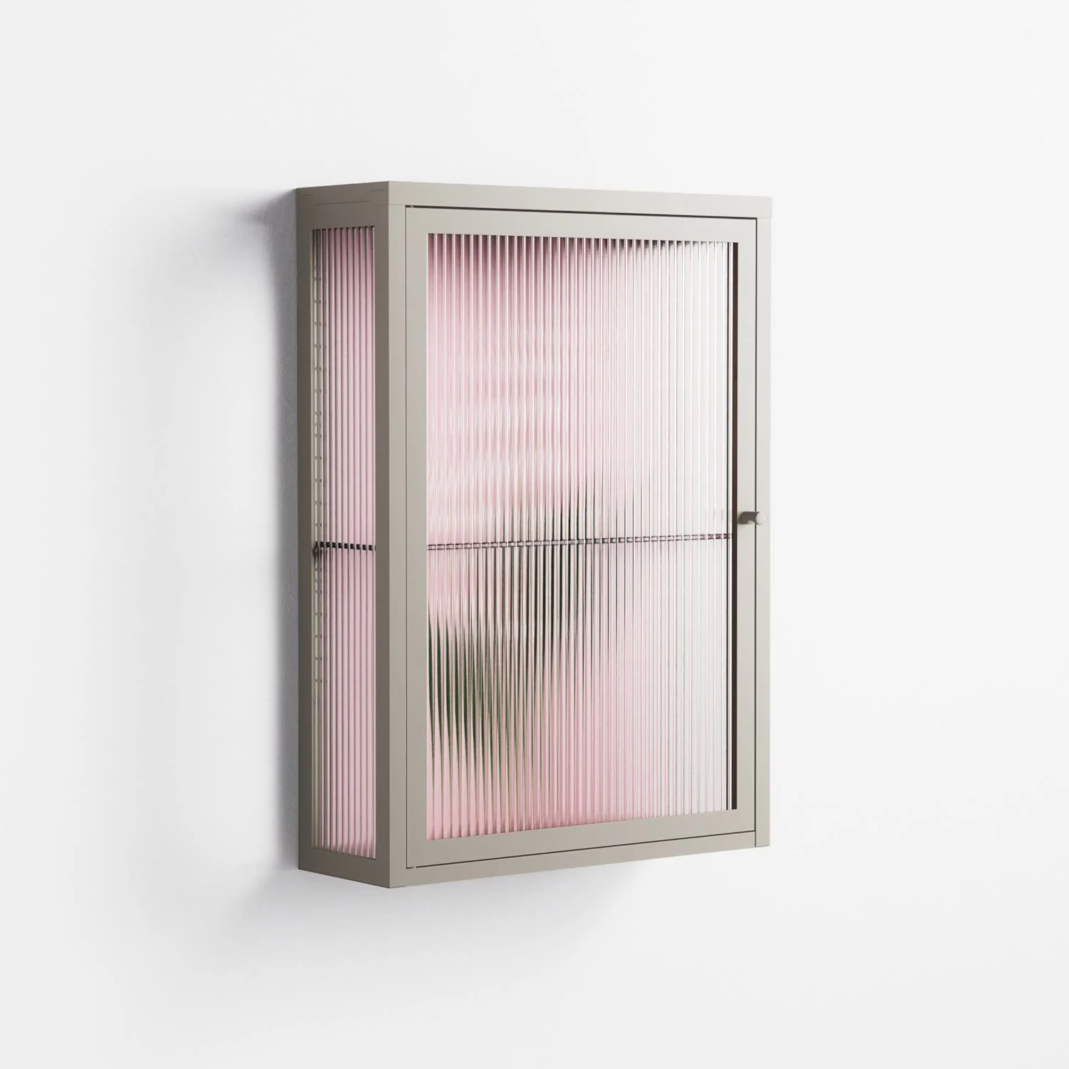 Kalas Konvalj - Wall Cabinet - Nur Rydberg - Pebble - Reeded glass - Image 4