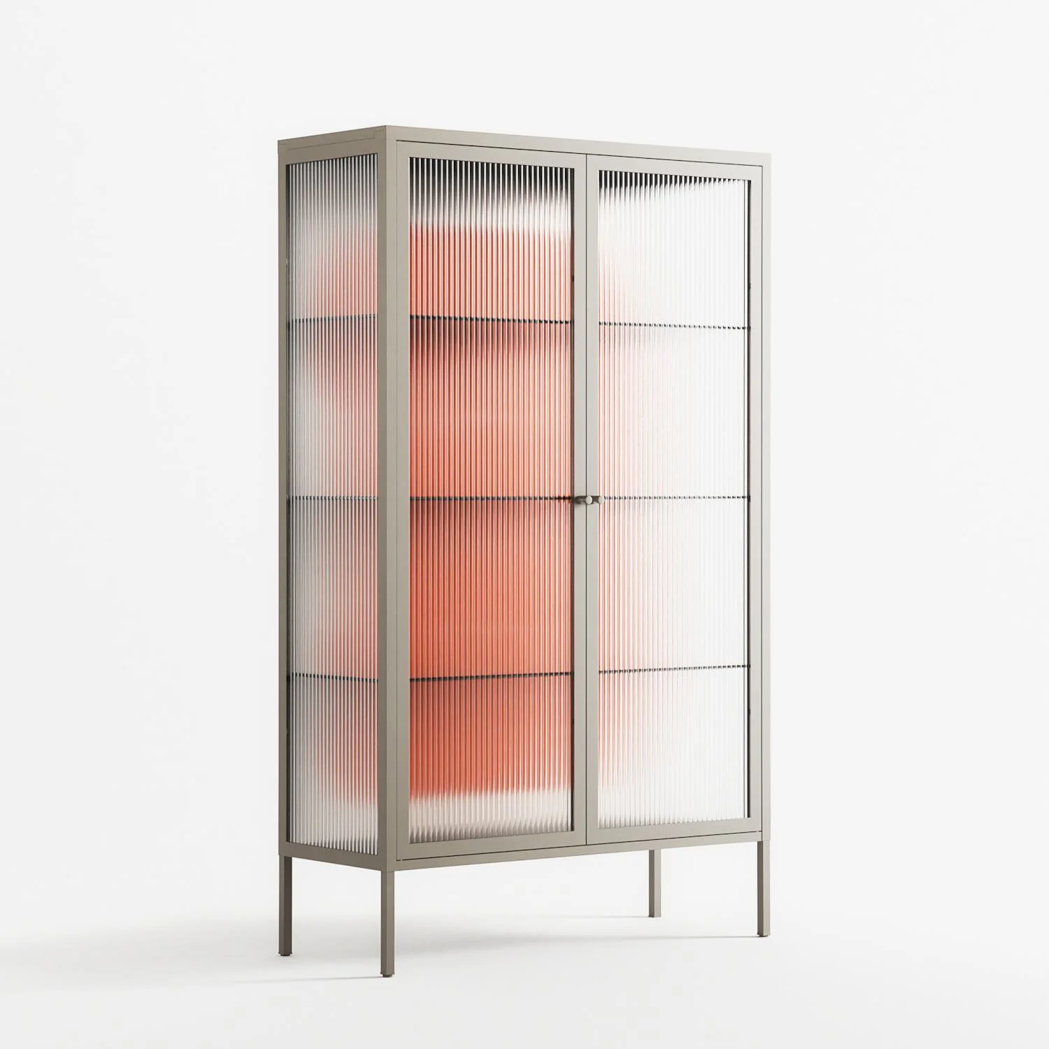Keep - Cabinet - Andrea Devia-Nuño - Pebble - Reeded glass - Image 4