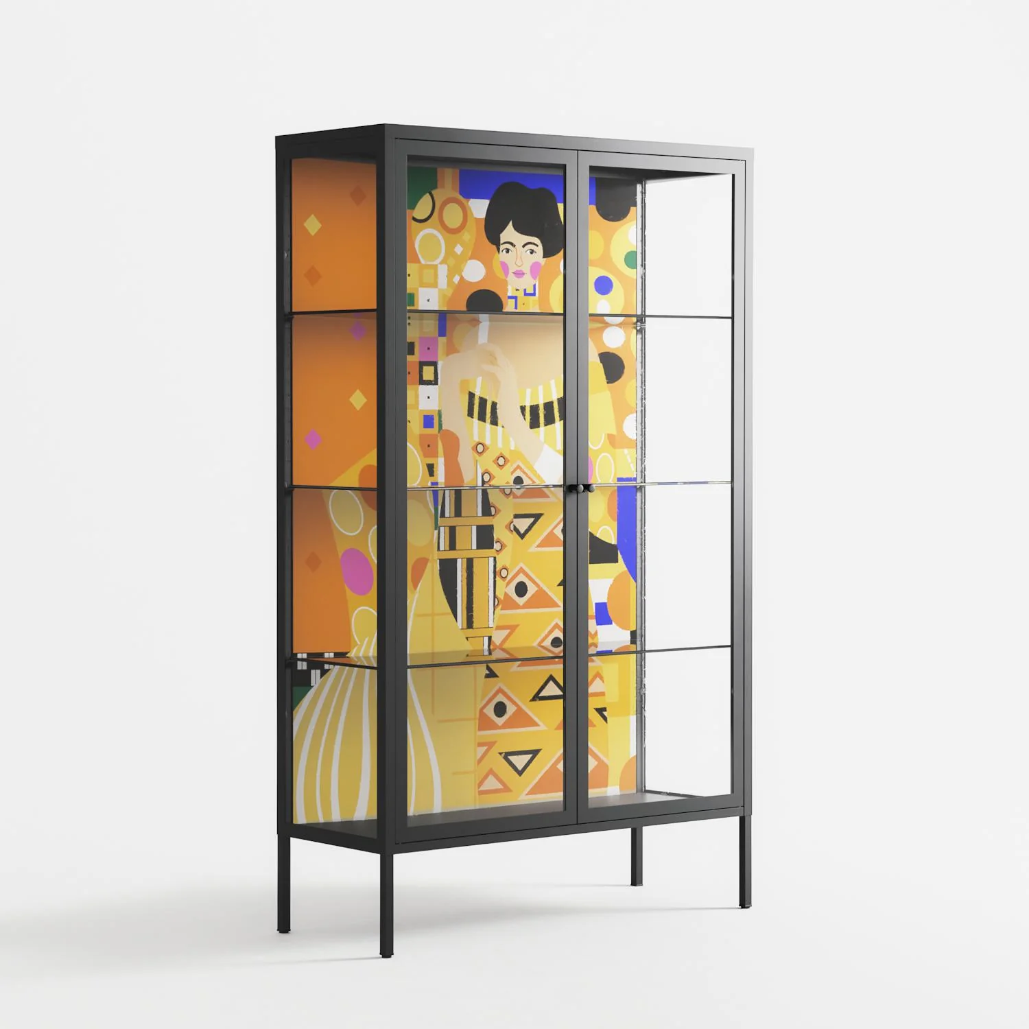 Klimt - Cabinet - Heather Zhou - Antracite - Clear glass - Image 4