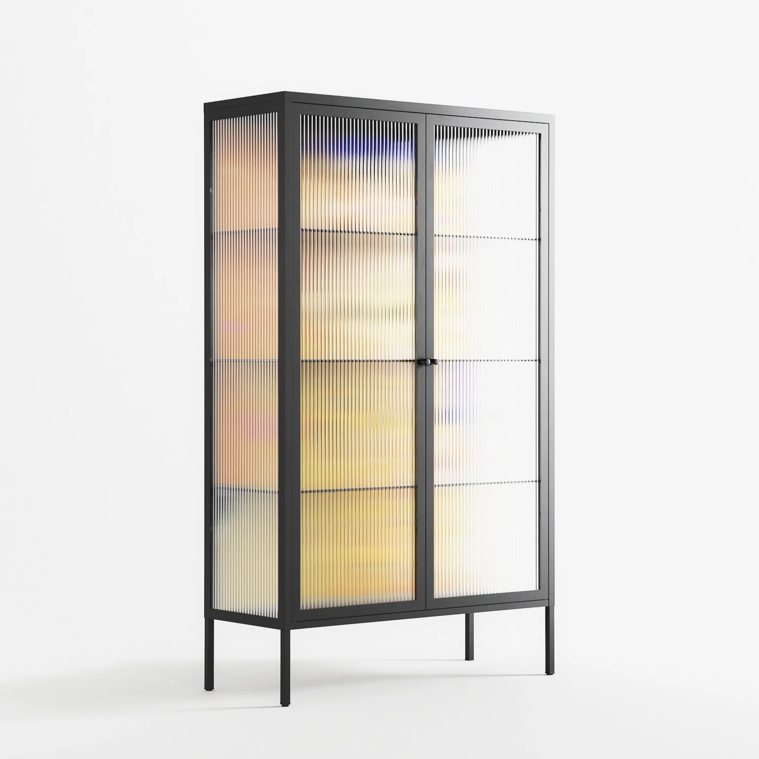 Klimt - Cabinet - Heather Zhou - Antracite - Reeded glass - Image 4
