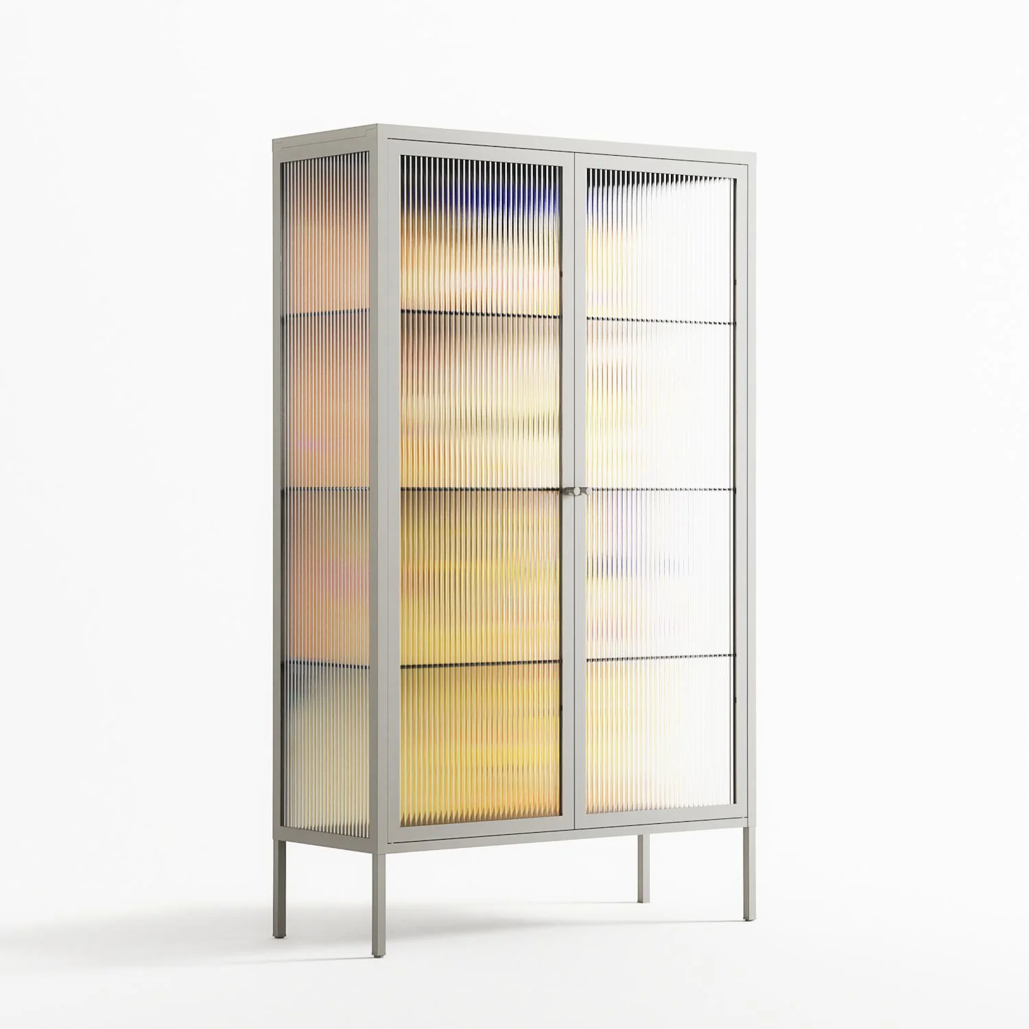 Klimt - Cabinet - Heather Zhou - Chalk - Reeded glass - Image 4