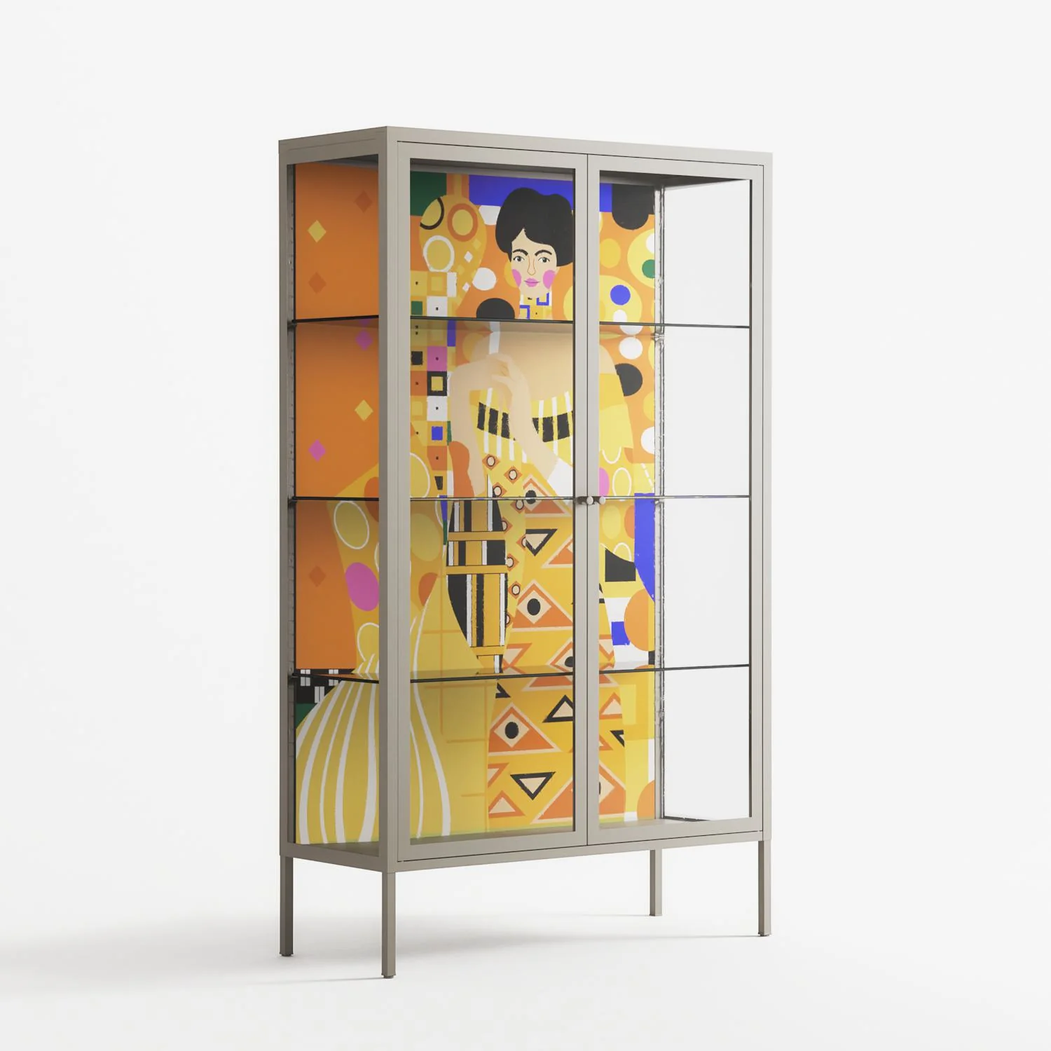 Klimt - Cabinet - Heather Zhou - Pebble - Clear glass - Image 4