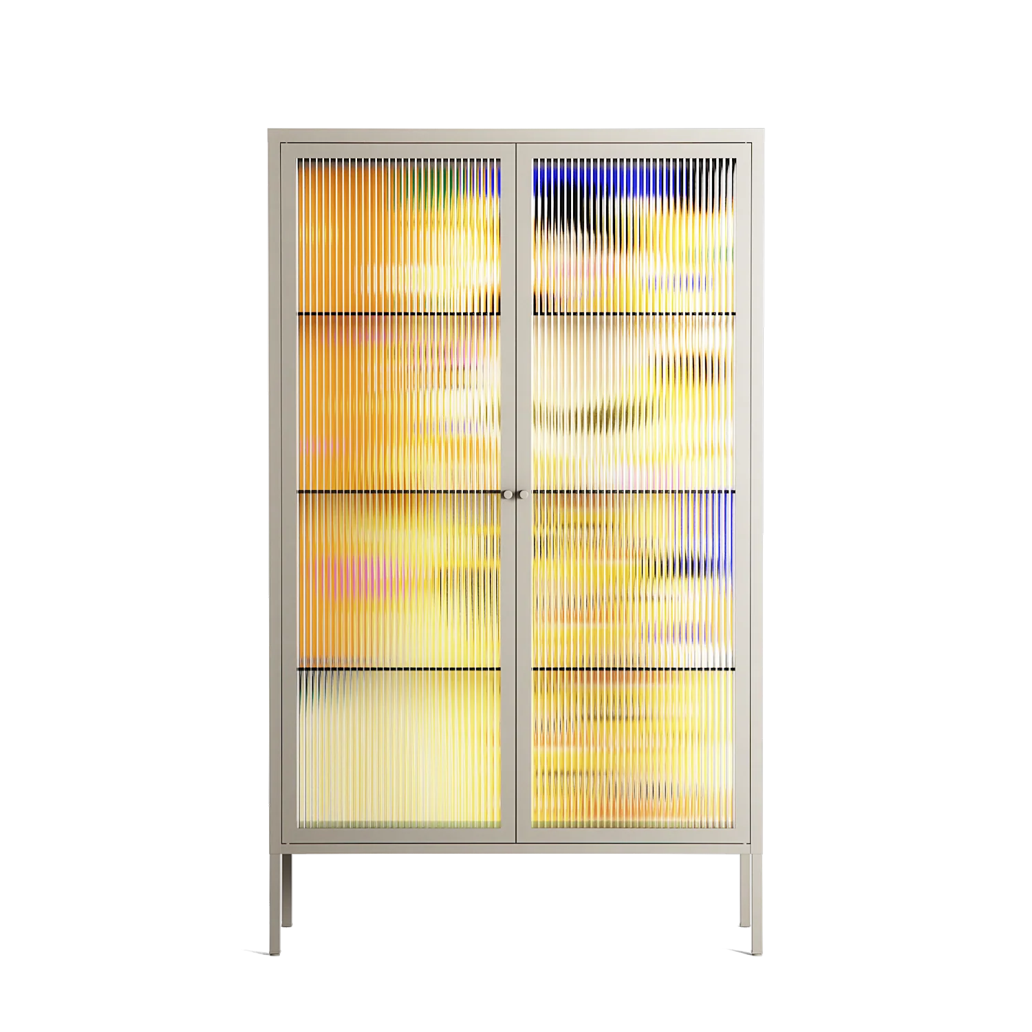 Klimt - Cabinet - Heather Zhou - Pebble - Reeded glass