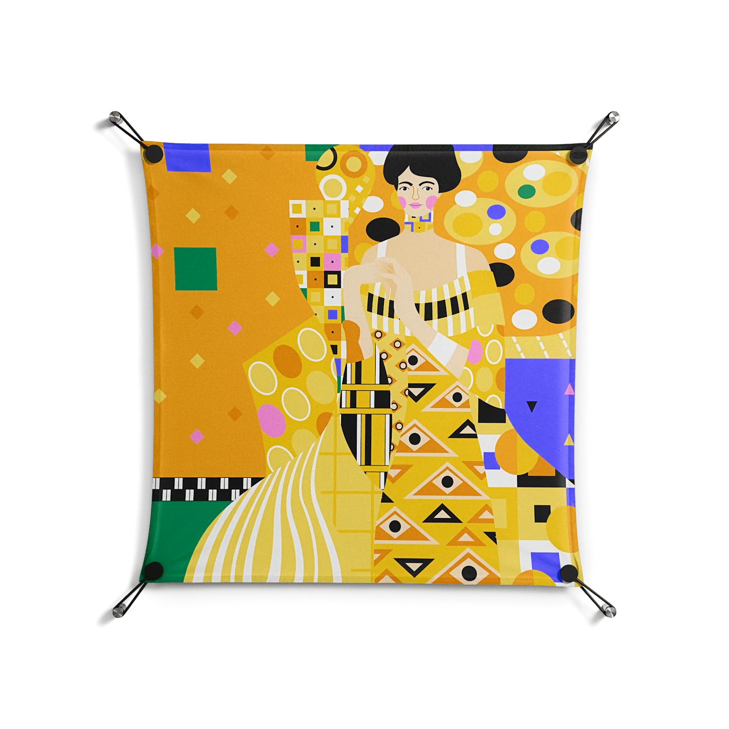 Klimt - Work On Wall - Heather Zhou - Black - 70 x 70 cm