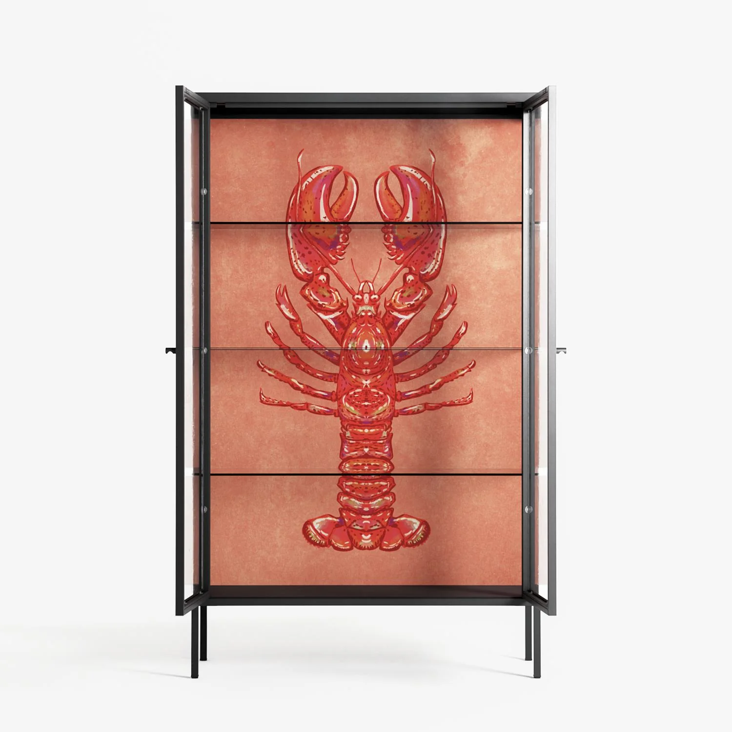 Lobster - Cabinet - Raissa Oltmanns - Antracite - Clear glass - Image 3