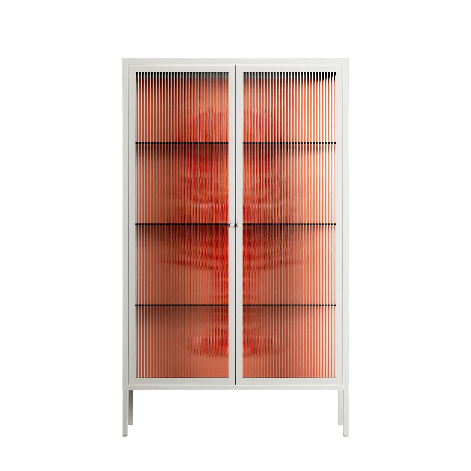 Lobster - Cabinet - Raissa Oltmanns - Chalk - Reeded glass