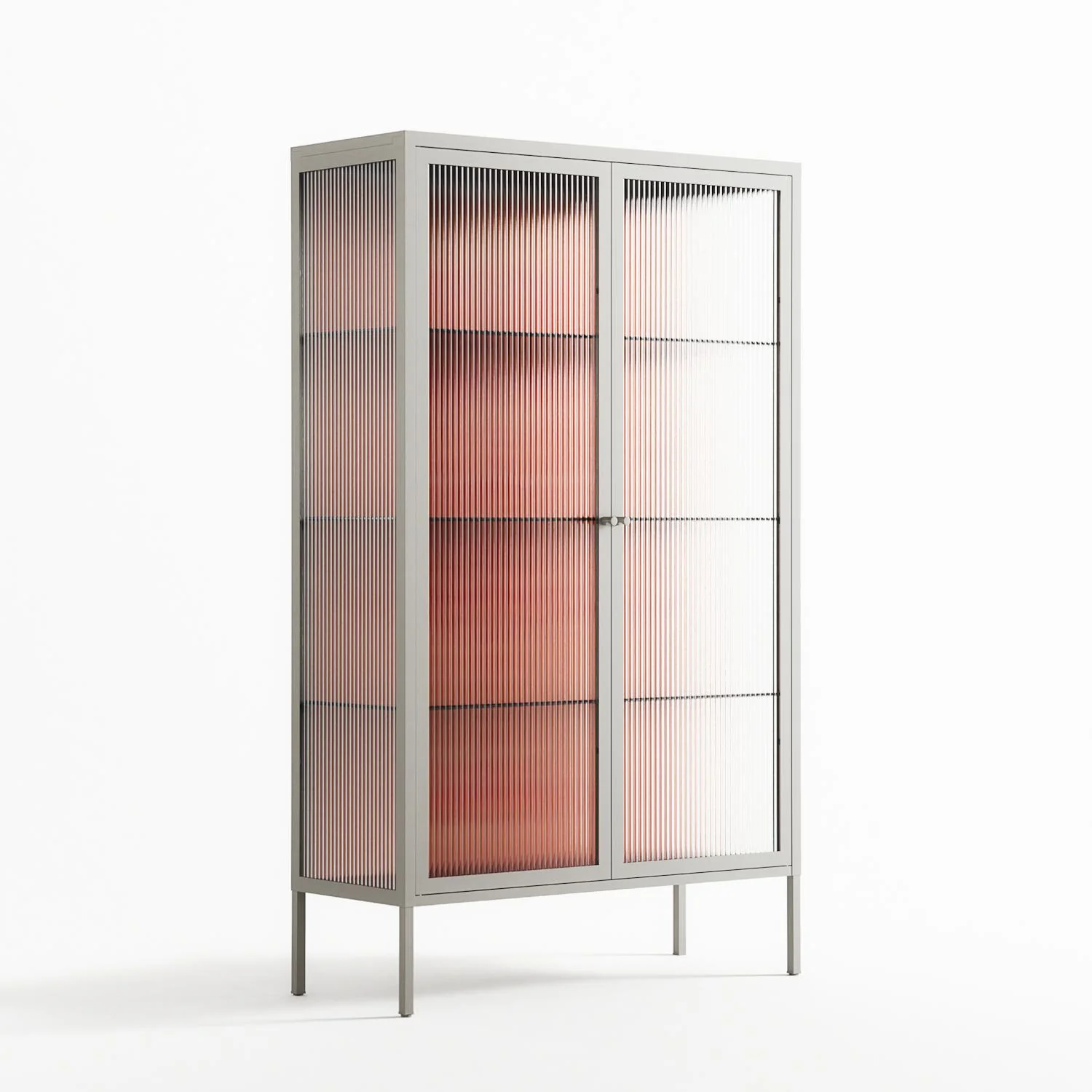 Lobster - Cabinet - Raissa Oltmanns - Chalk - Reeded glass - Image 4