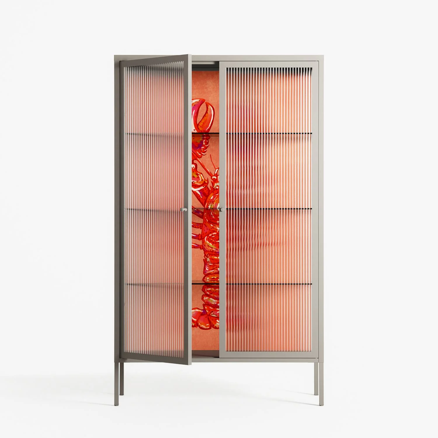 Lobster - Cabinet - Raissa Oltmanns - Pebble - Reeded glass - Image 2