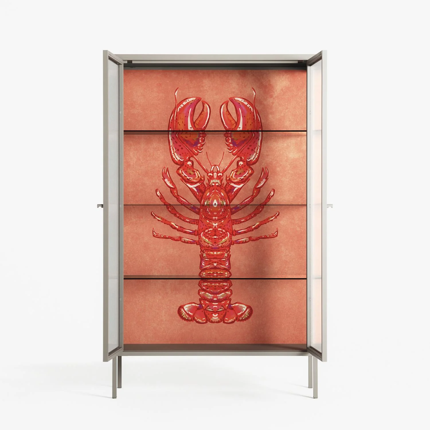 Lobster - Cabinet - Raissa Oltmanns - Pebble - Reeded glass - Image 3