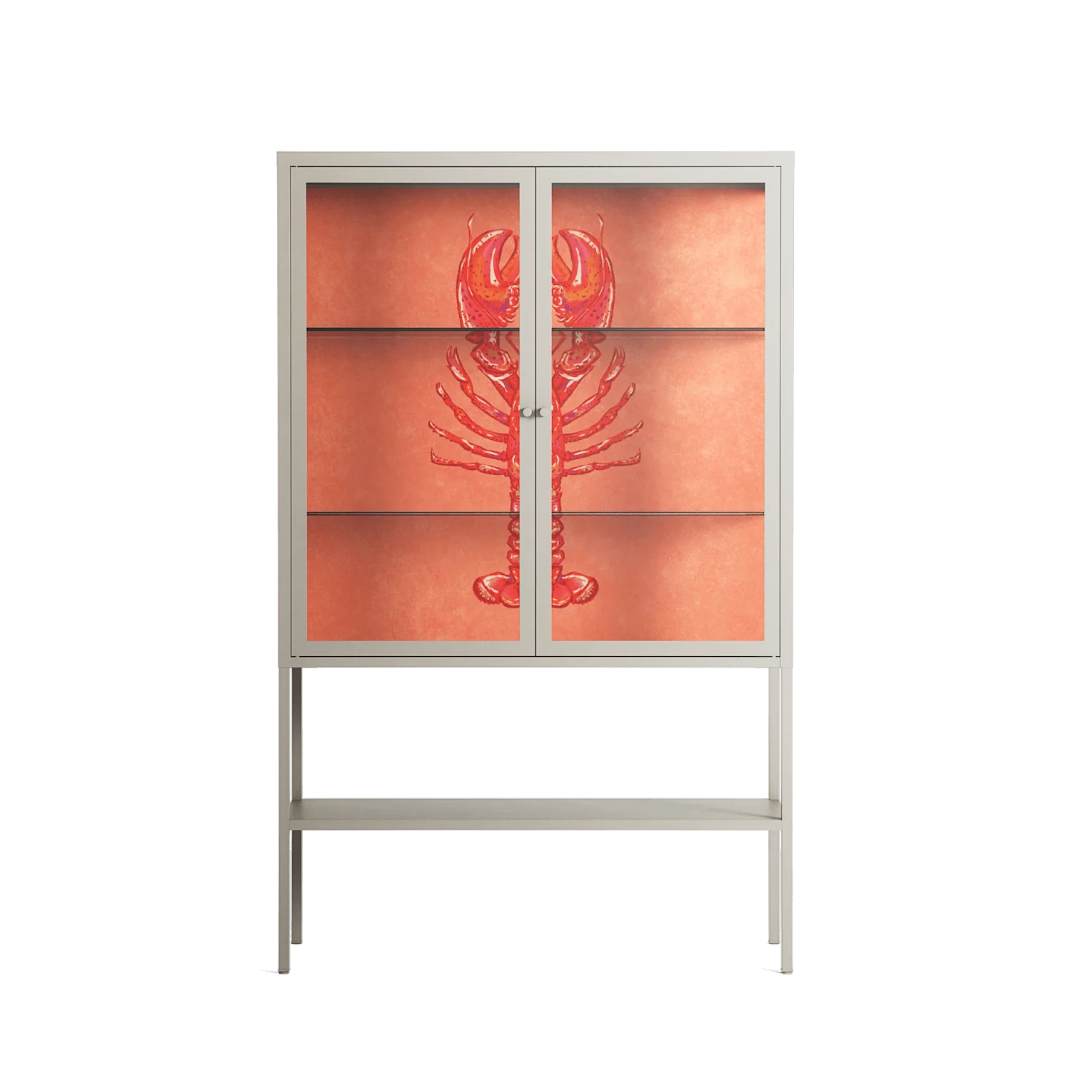 Lobster - Loft Cabinet - Raissa Oltmanns - Pebble - Clear glass