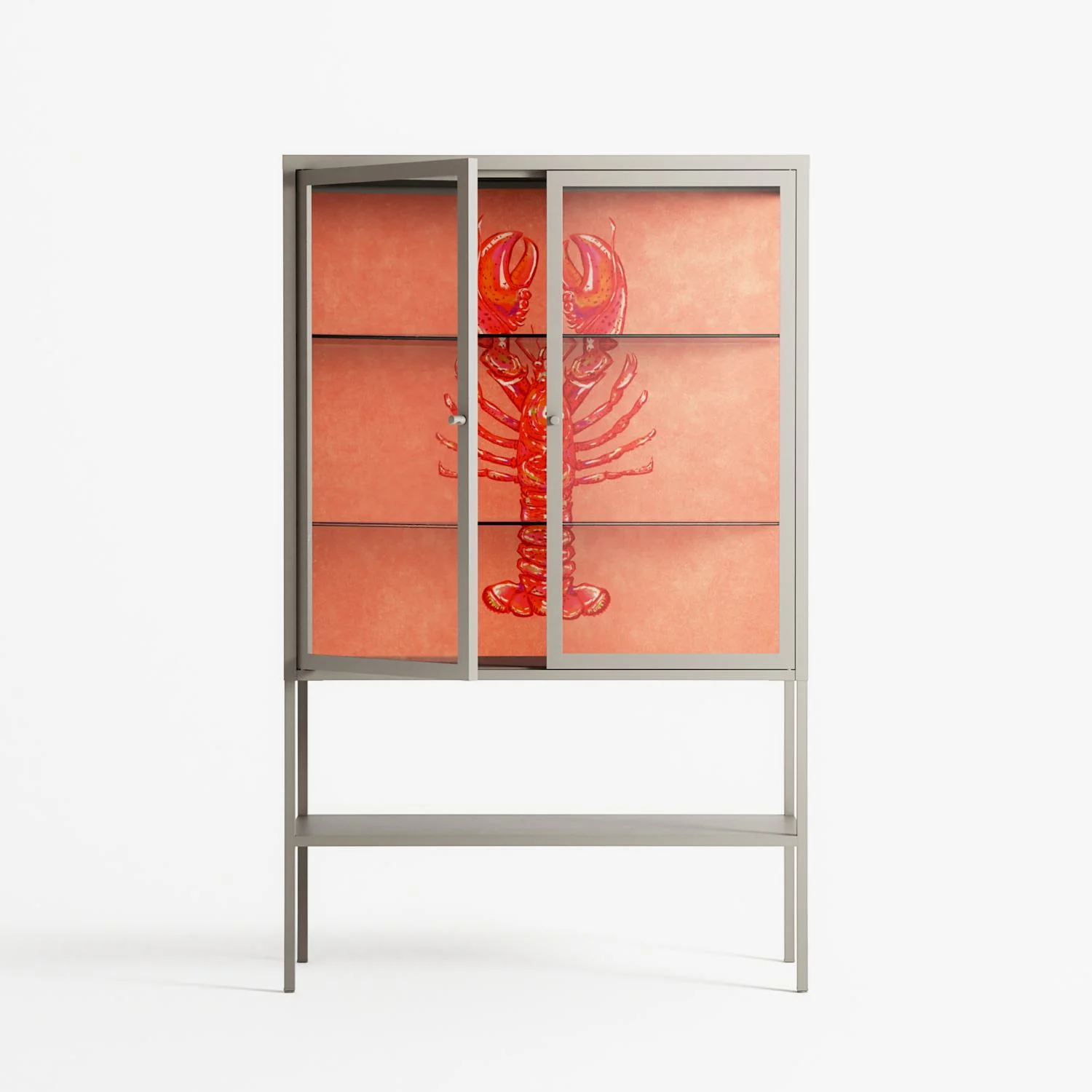 Lobster - Loft Cabinet - Raissa Oltmanns - Pebble - Clear glass - Image 2