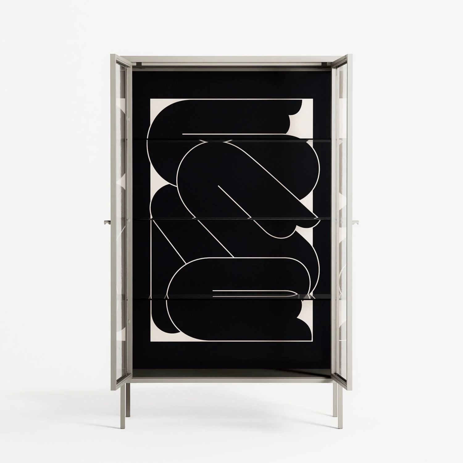 Love Flow - Cabinet - Andrea Devia-Nuño - Pebble - Clear glass - Image 3