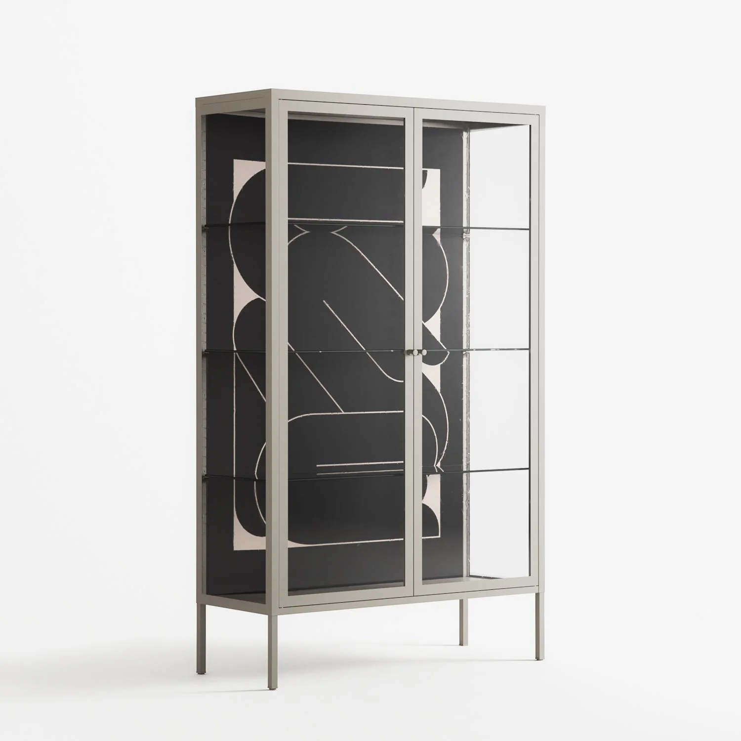 Love Flow - Cabinet - Andrea Devia-Nuño - Pebble - Clear glass - Image 4