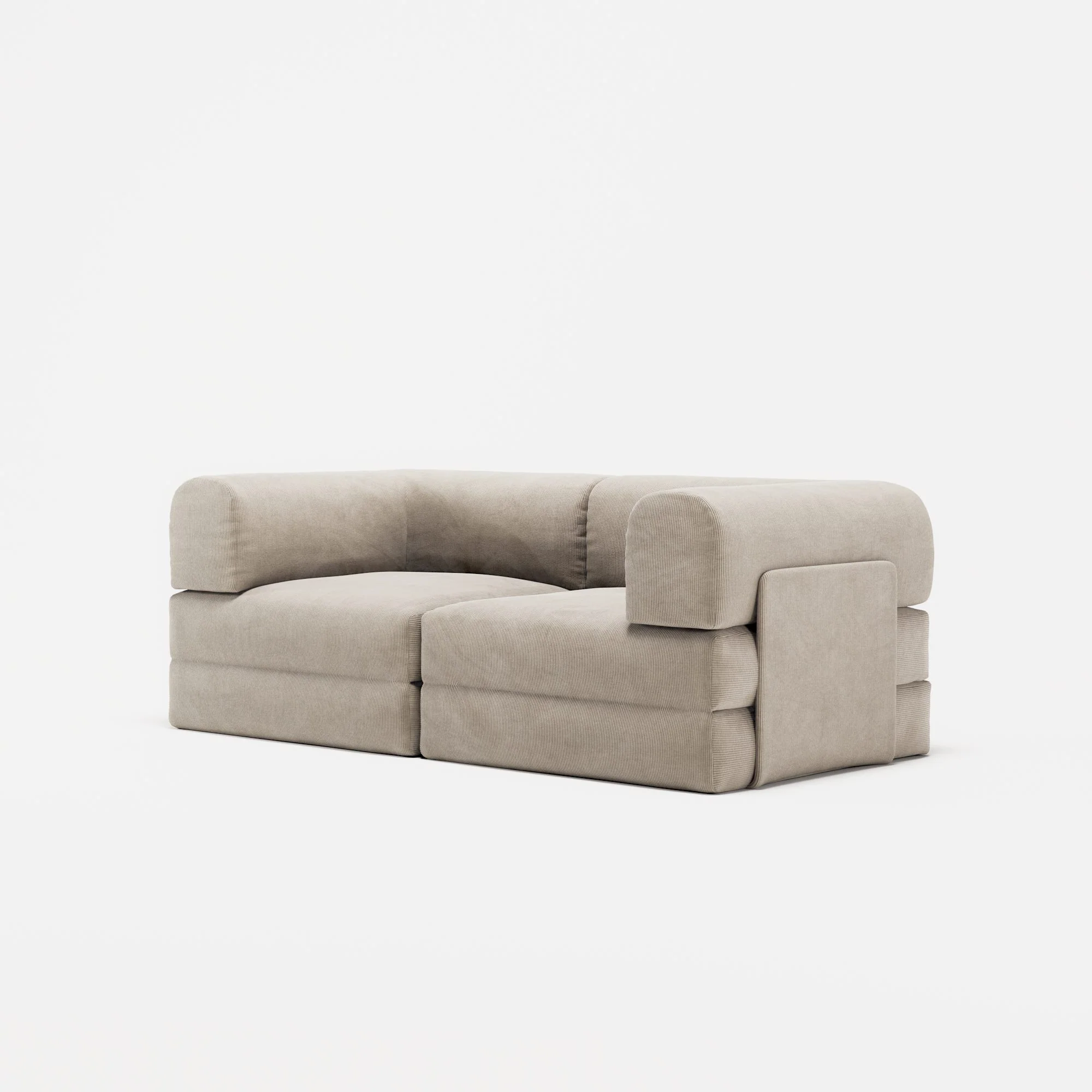 LUNA - 2 Seat - Corduroy Pale Beige - Image 4