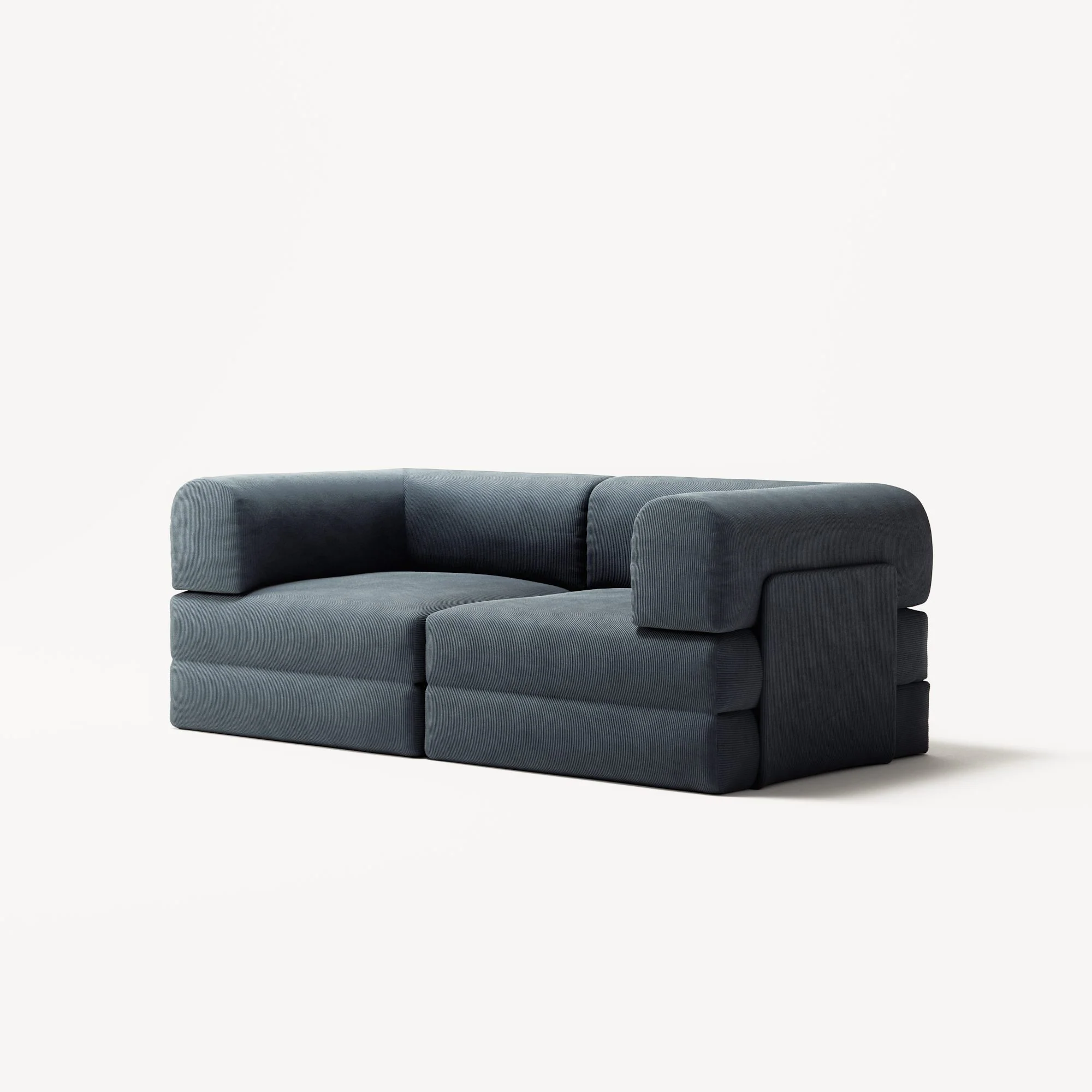 LUNA - 2 Seat - Corduroy Dark Blue - Image 2