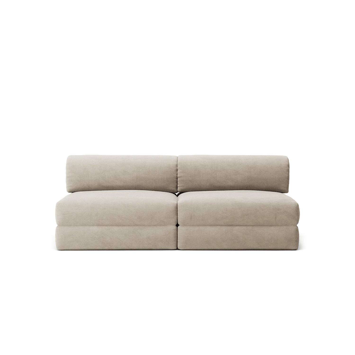 LUNA - 2 Seater Lounge - Corduroy Off-White