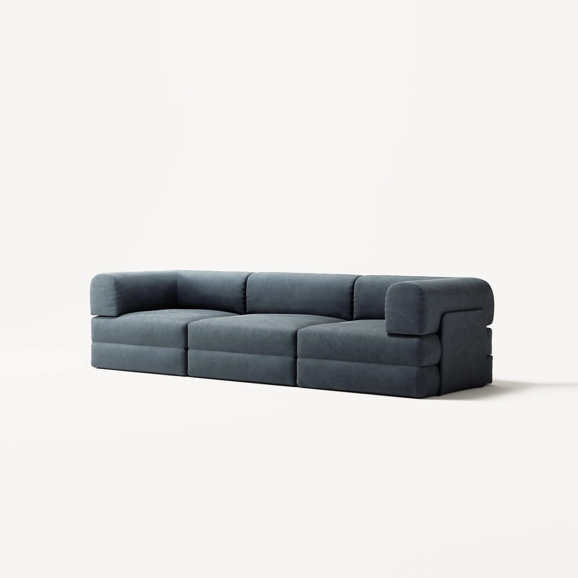 LUNA - 3 Seat - Corduroy Dark Blue - Image 2