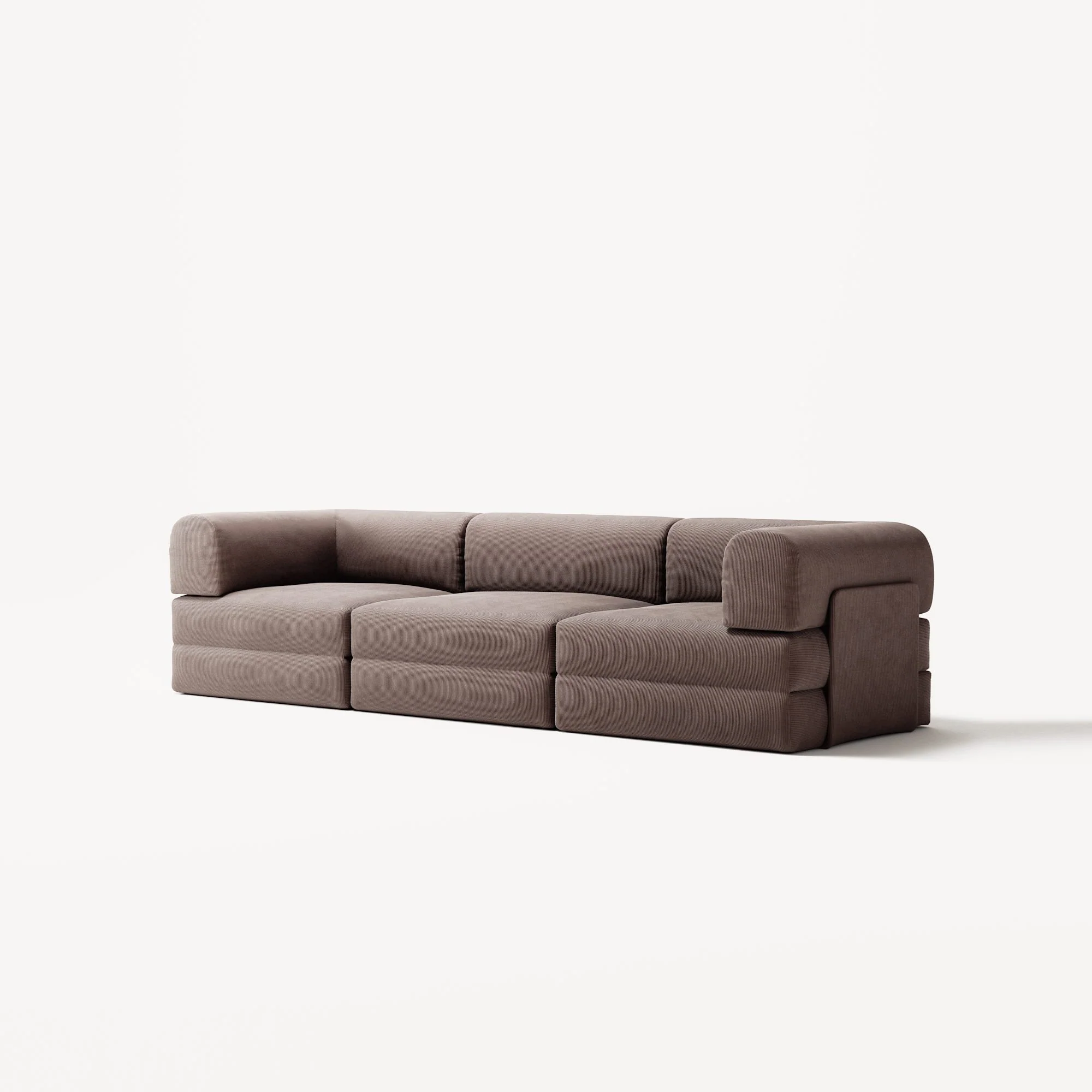 LUNA - 3 Seat - Corduroy Warm Brown - Image 2