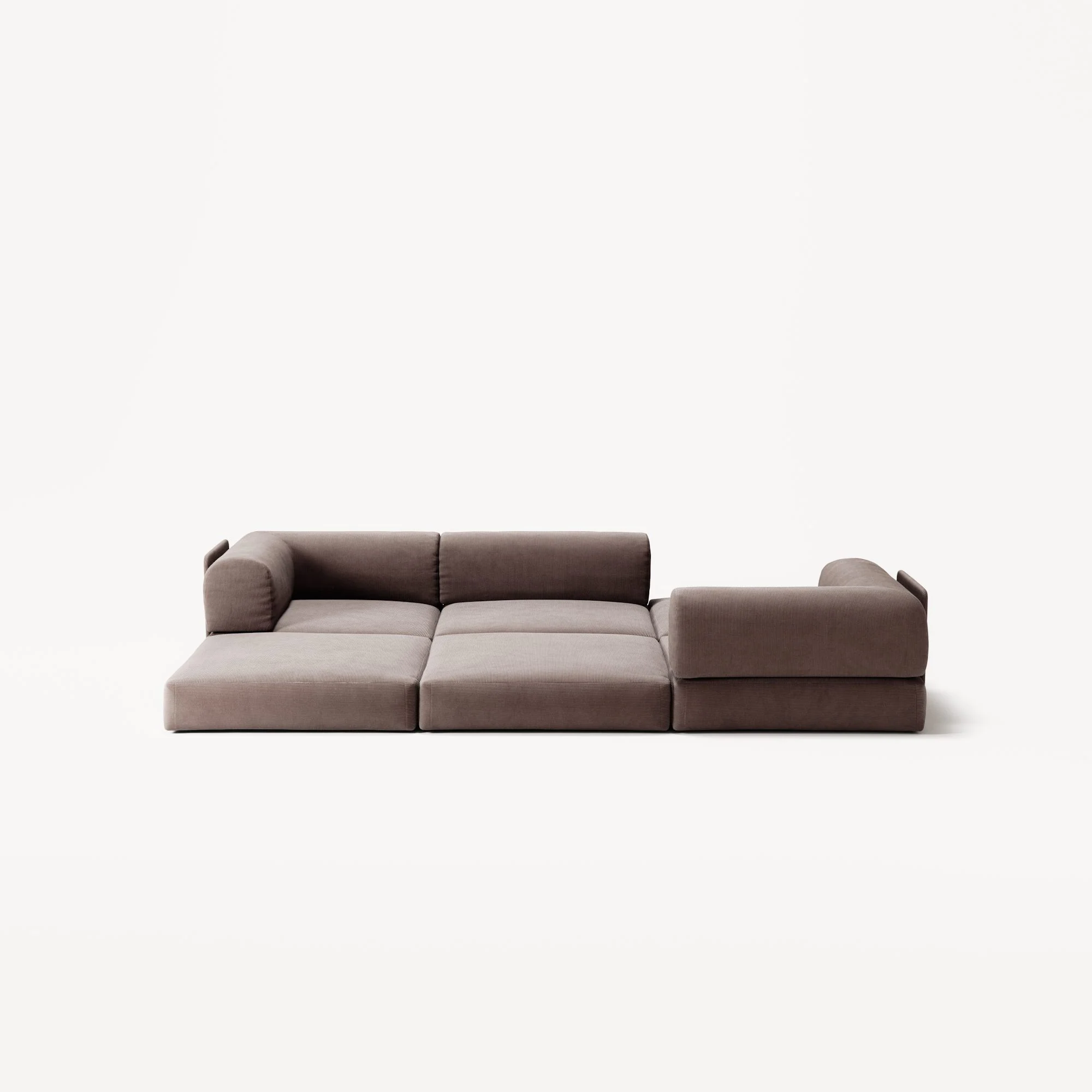 LUNA - 3 Seat - Corduroy Warm Brown - Image 4