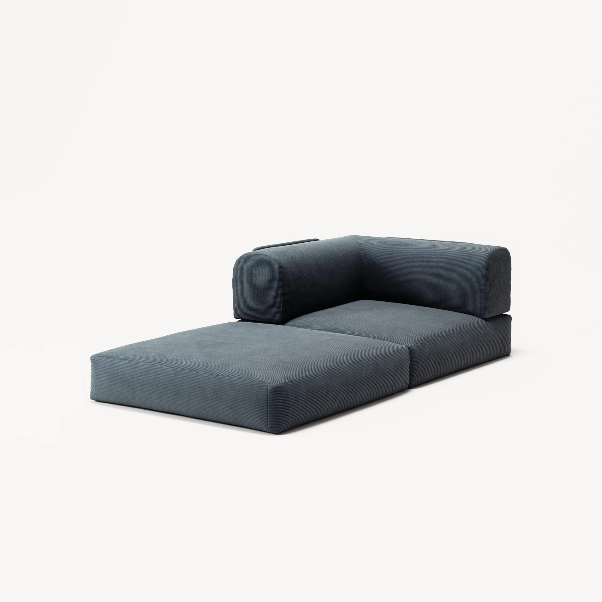 LUNA - Corner - Corduroy Dark Blue - Image 2