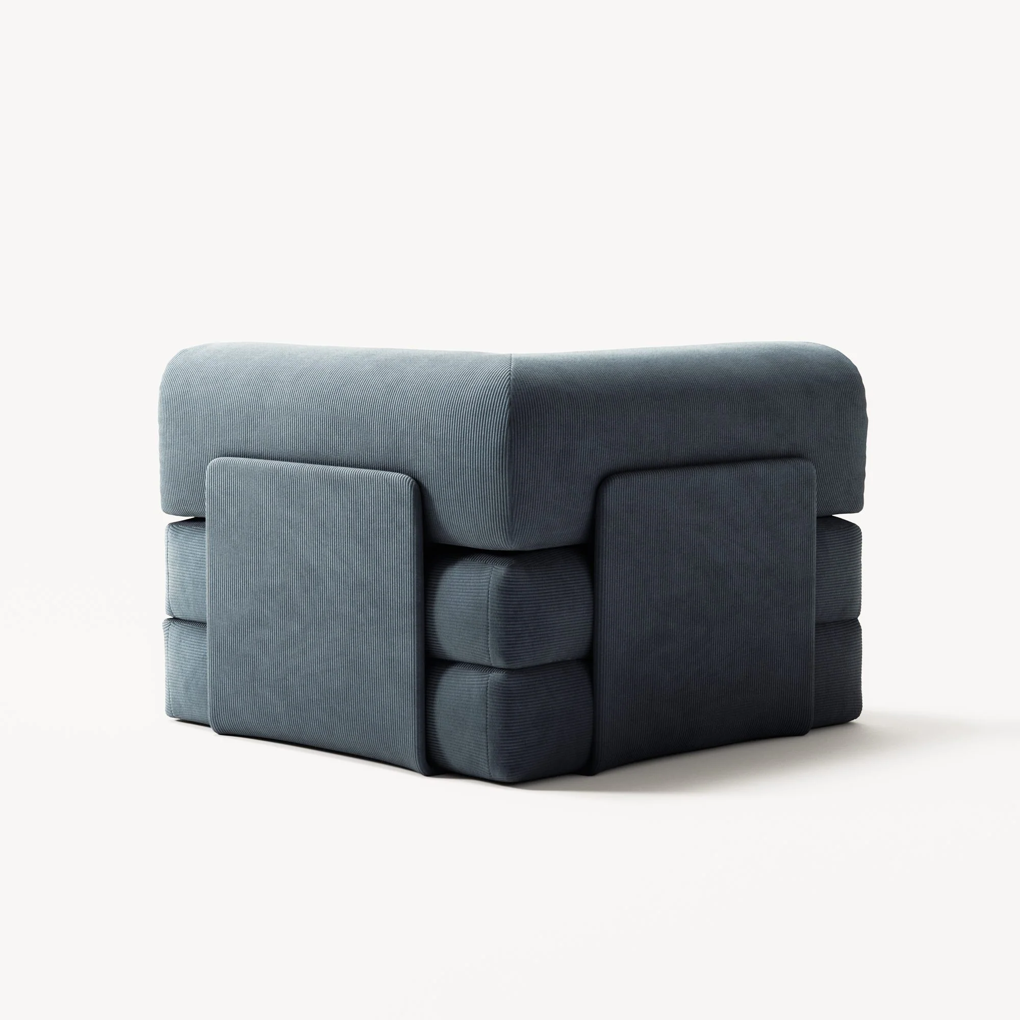 LUNA - Corner - Corduroy Dark Blue - Image 5