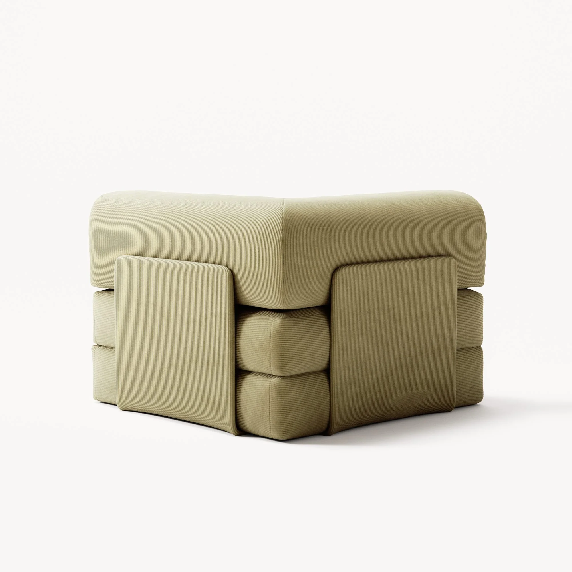 LUNA - Corner - Corduroy Lime - Image 5
